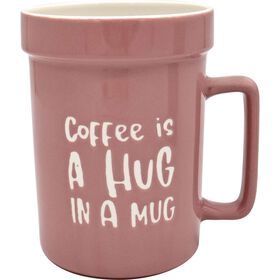 Caneca Alta Castanha Coffee Is A Hug Kasa