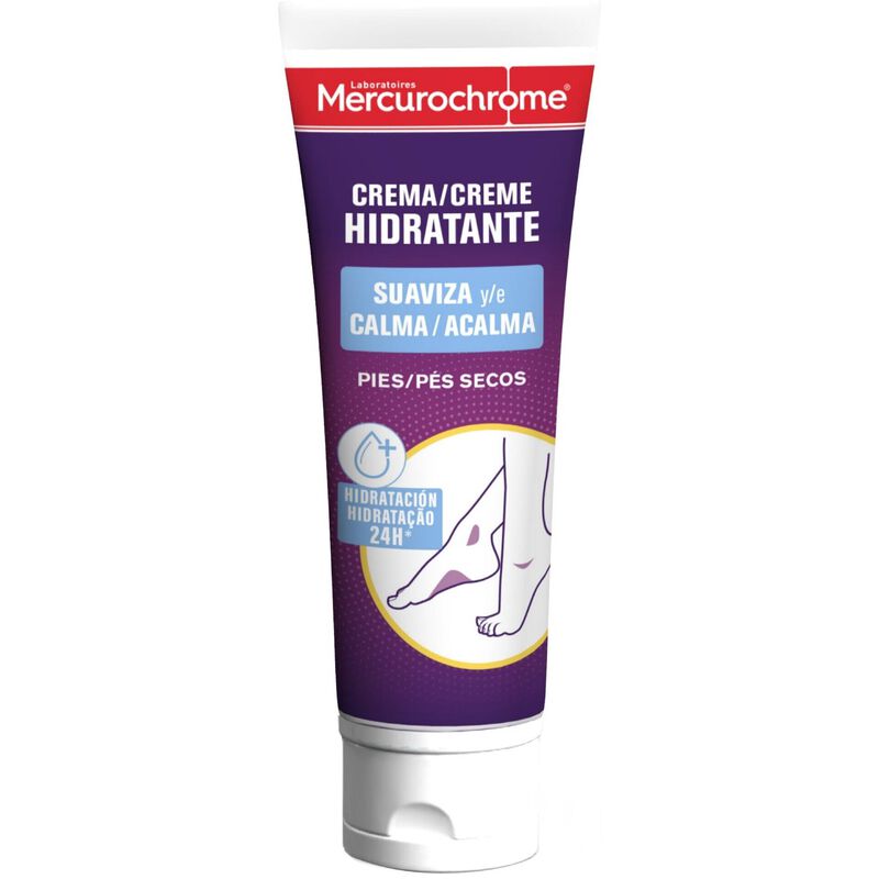 Creme de Pés Hidratante Mercurochrome