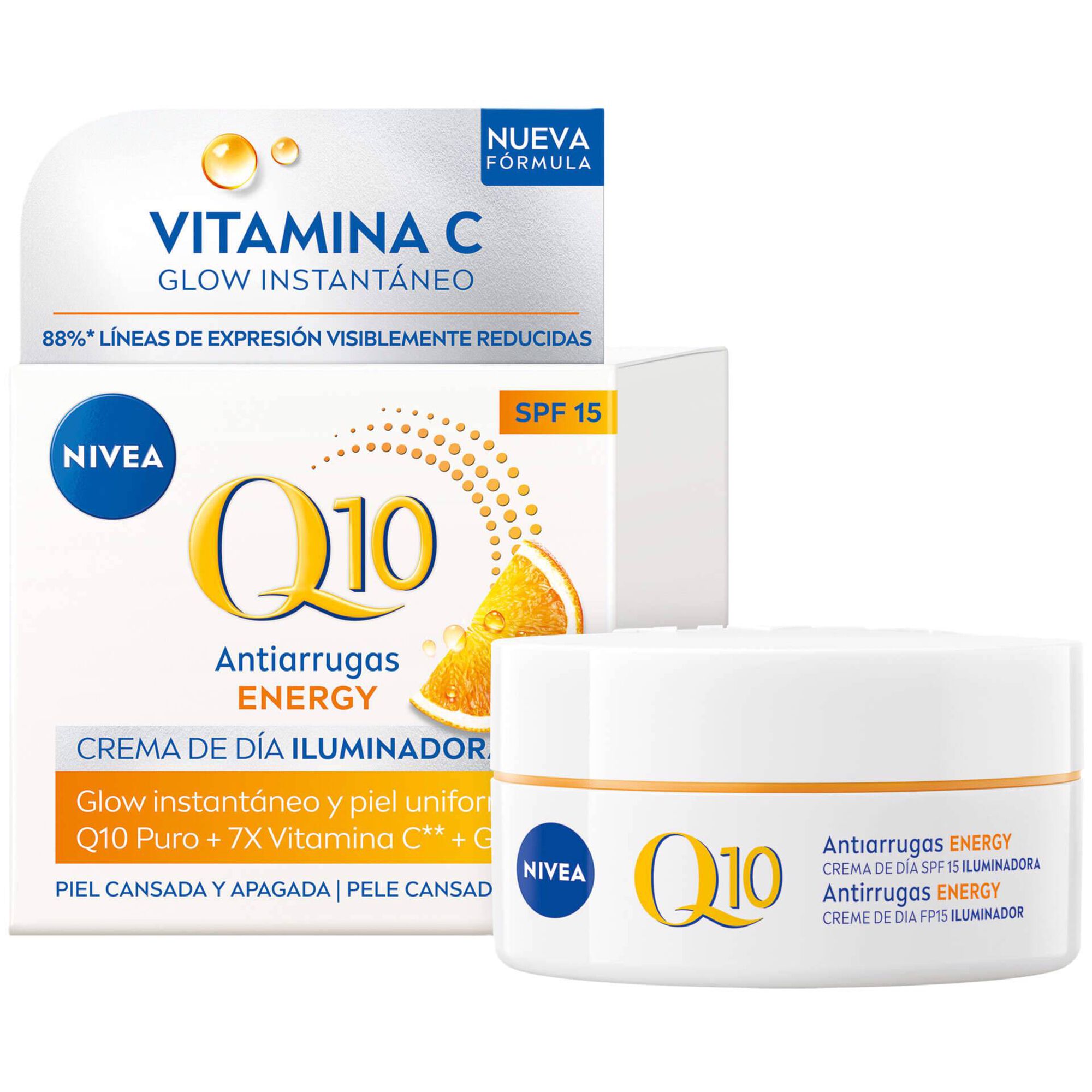 Creme de Rosto Dia Q10 Energy Antirrugas FPS15 Nivea