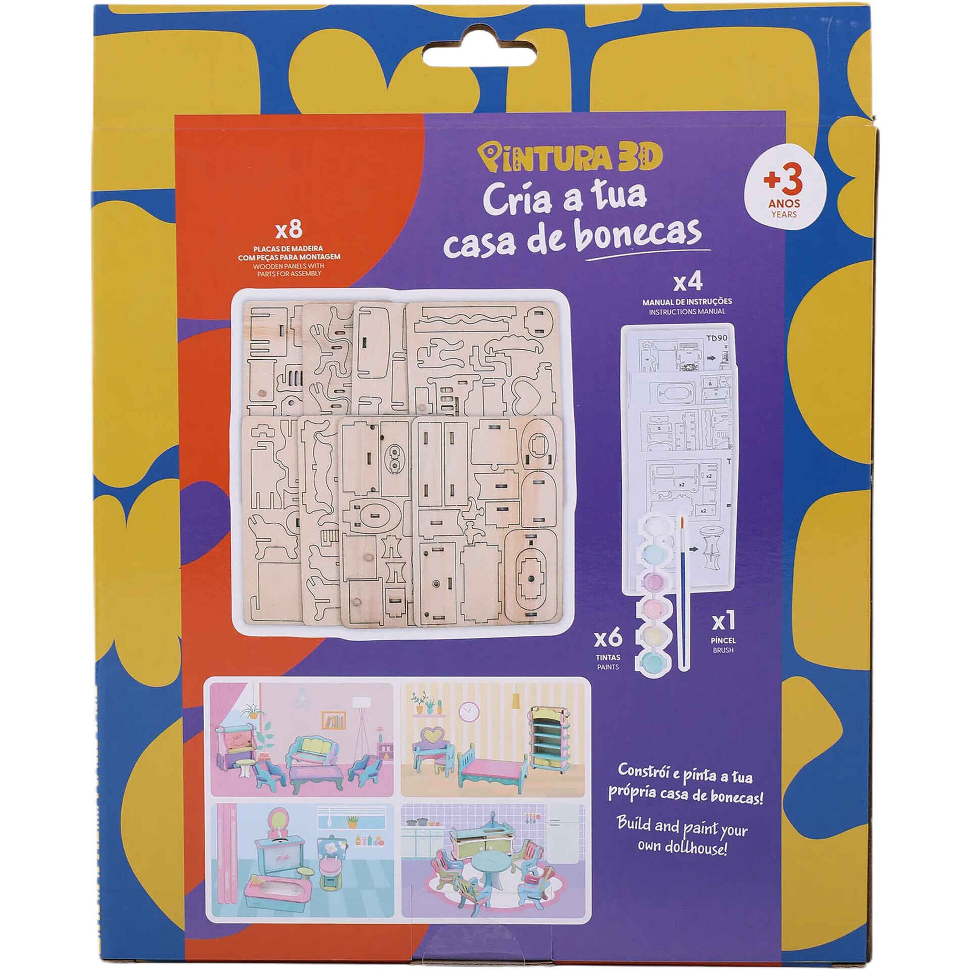 Kit Cria a Tua Casa de Bonecas