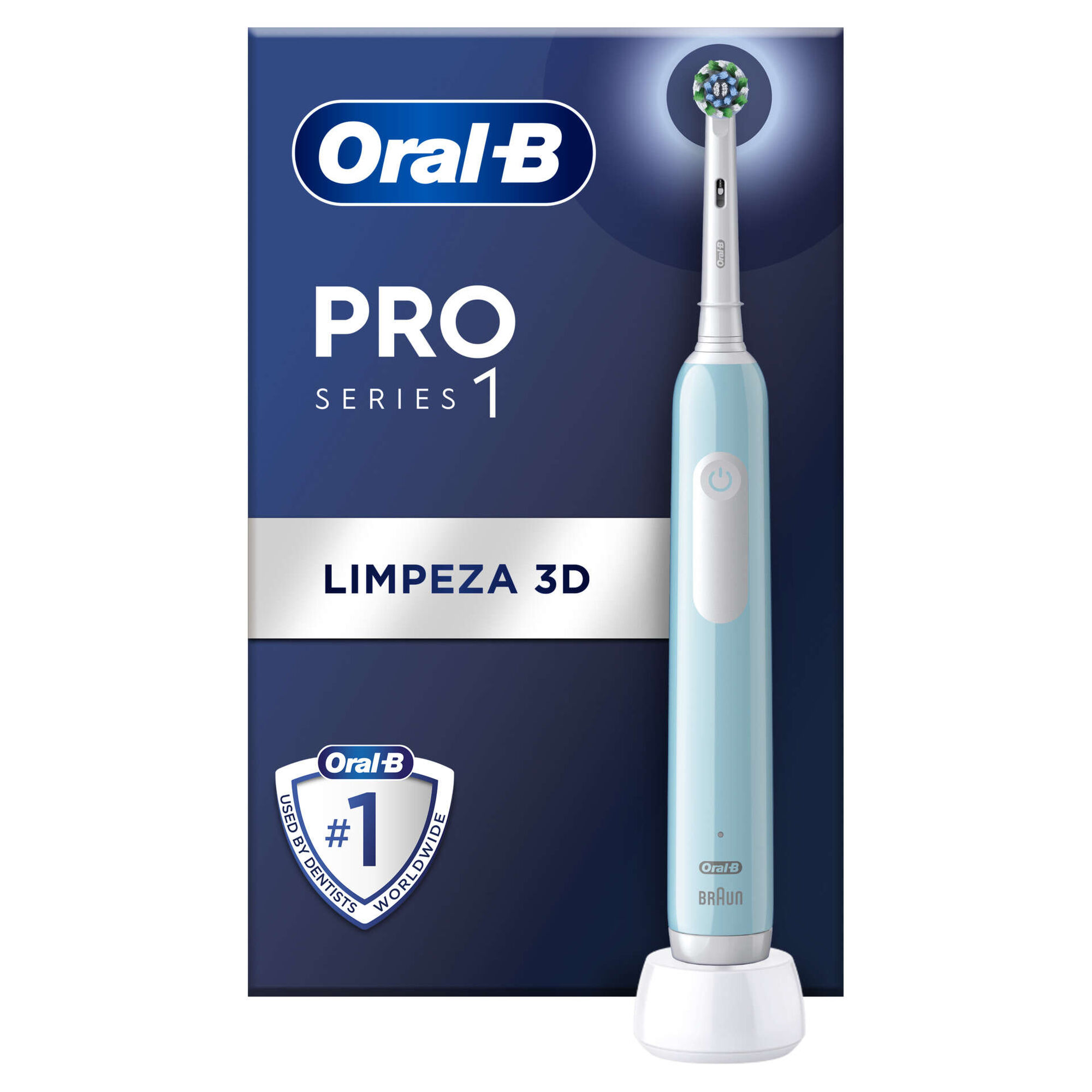 Escova De Dentes Elétrica Pro Series 1 Azul Escova De Dentes Elétrica Pro Series 1 Azul