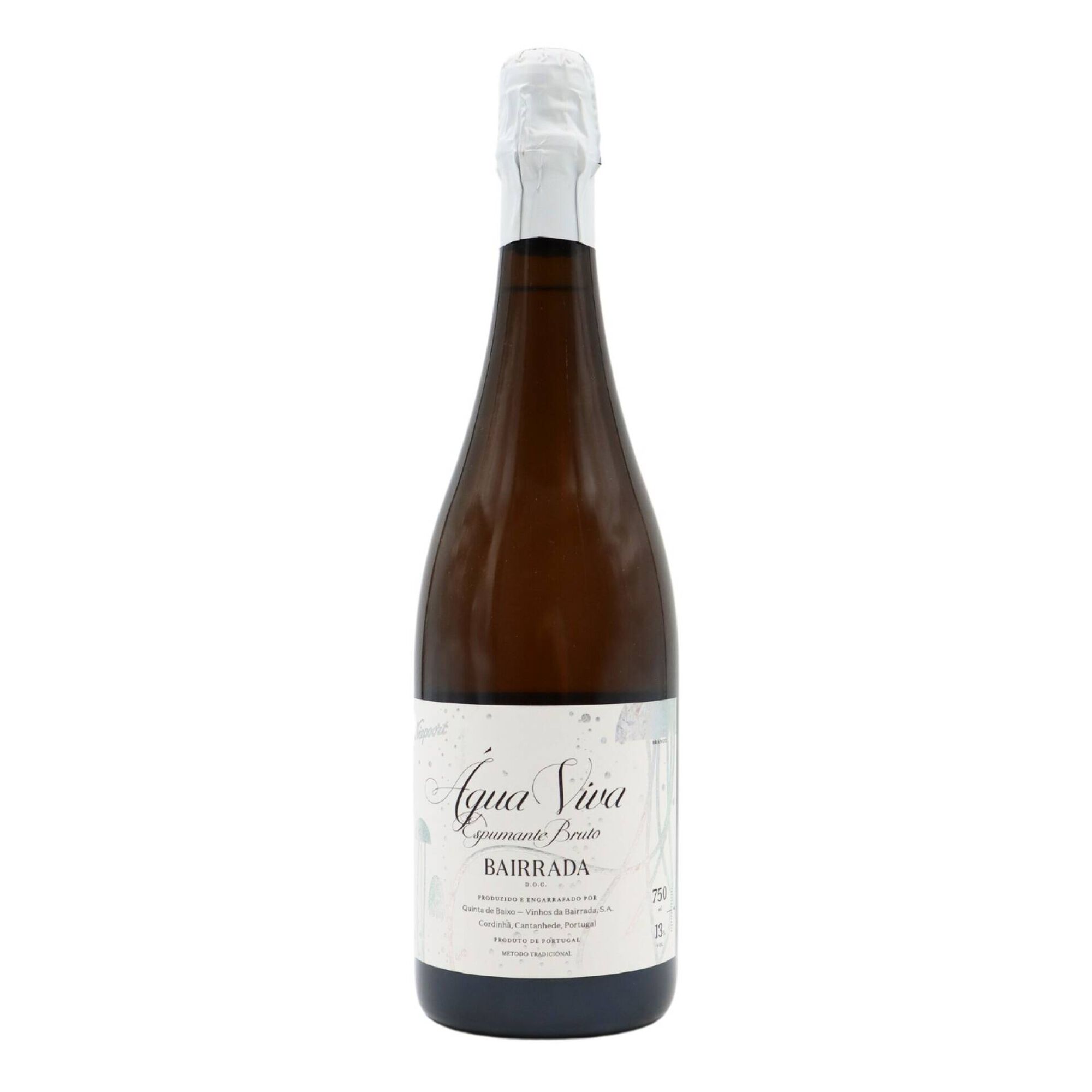 &Aacute;gua Viva Espumante Bruto Branco Bairrada