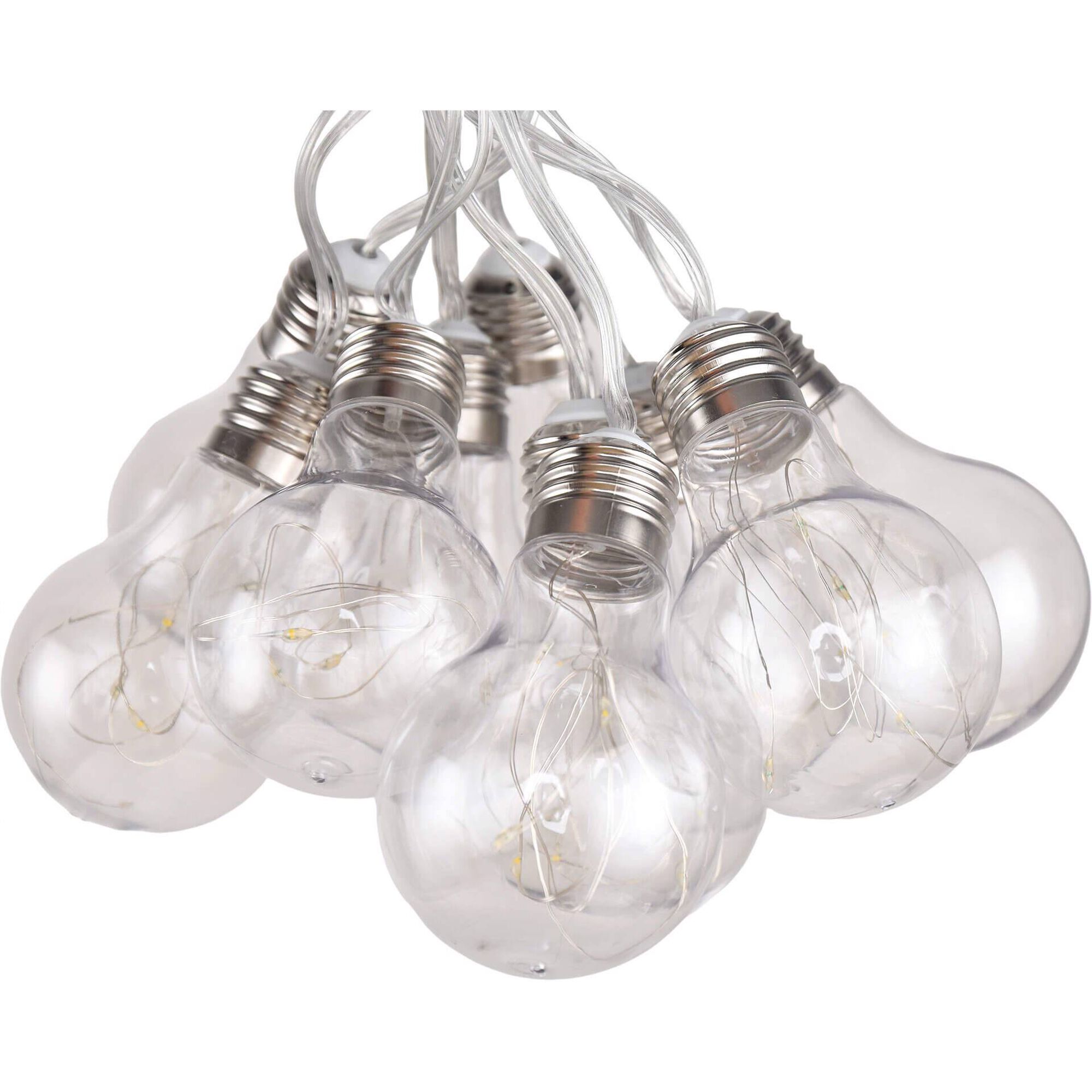 Conjunto de 10 Luzes para Exterior Led Bazar&atilde;o