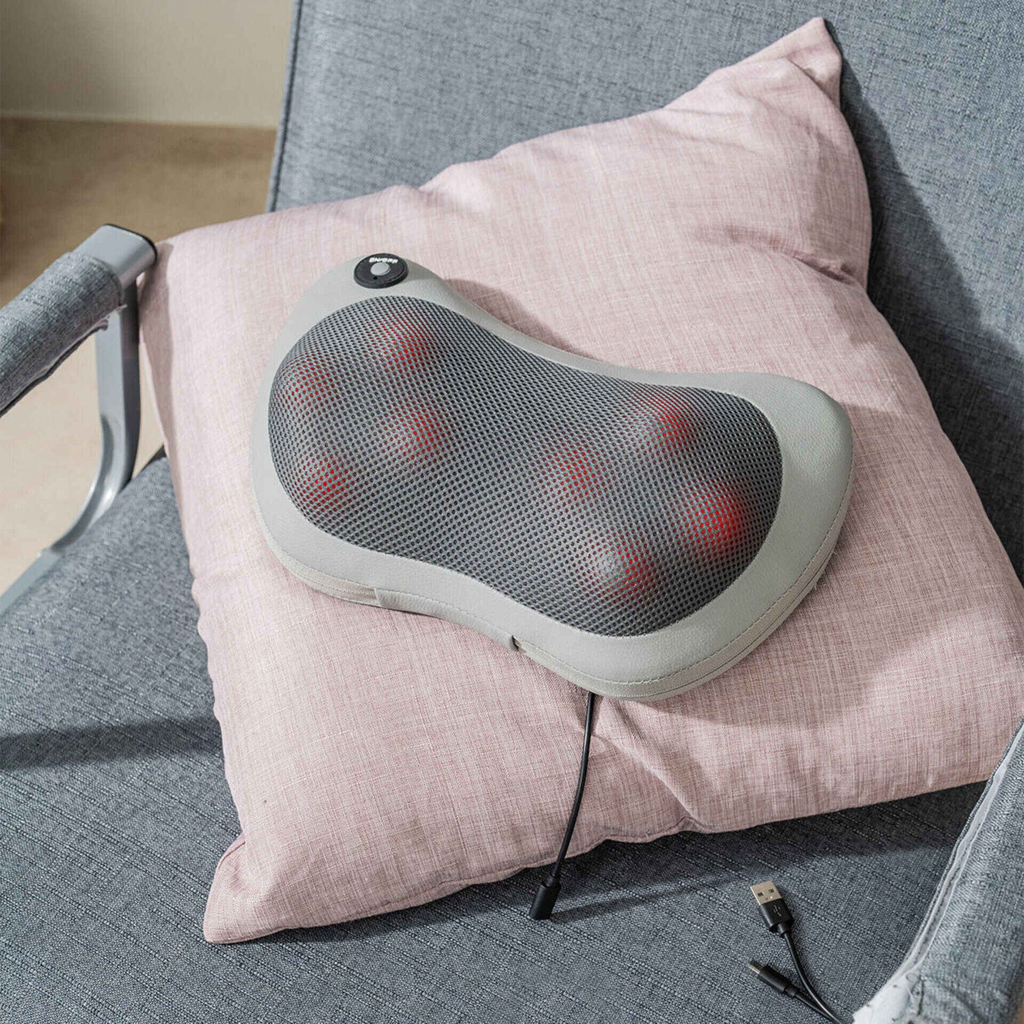 Massajador Shiatsu Compacto Recarreg&aacute;vel Kompatsu InnovaGoods