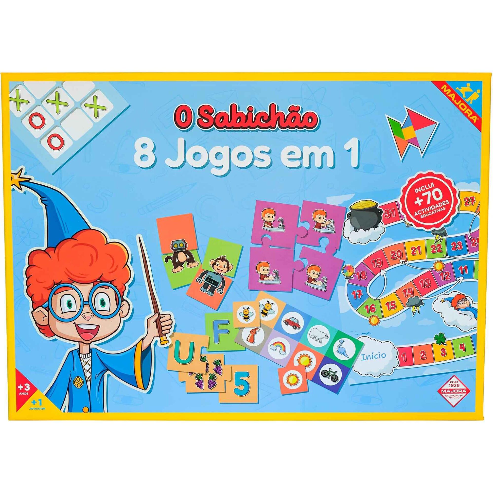 O Sabichão - 8 Jogos em 1 O Sabichão - 8 Jogos em 1