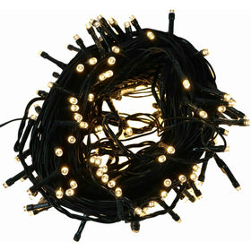 Conjunto 120 Luzes Interior e Exterior LED 8 Funções 16,7m Branco Quente