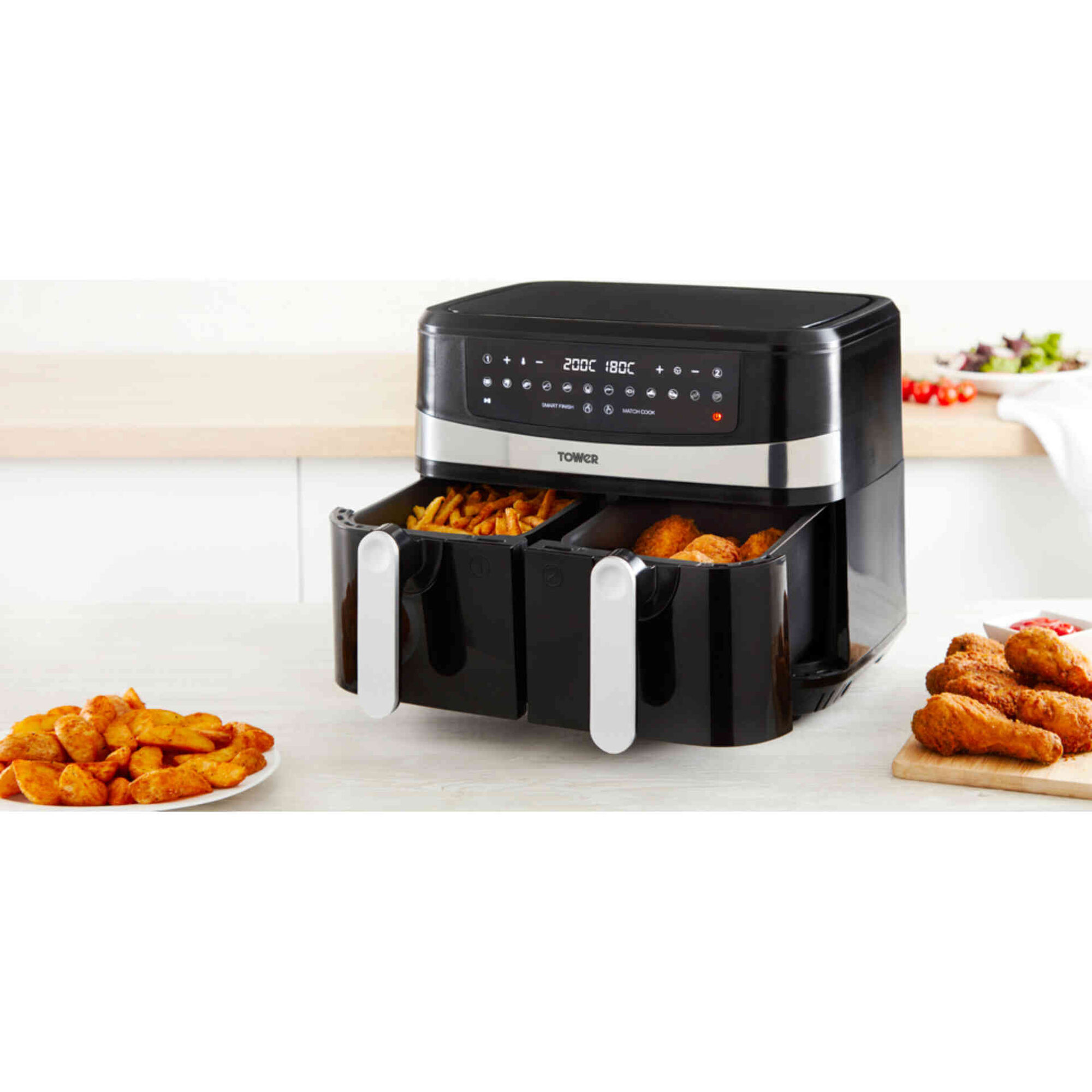 Fritadeira sem &Oacute;leo Dupla 4,5L e 4,5L Bazar&atilde;o