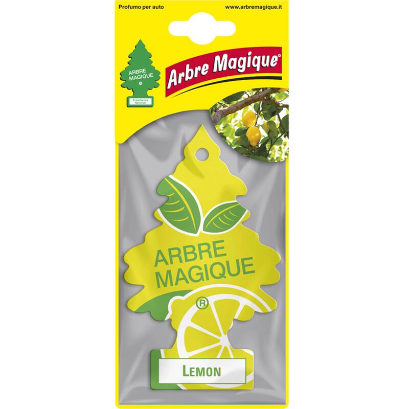 Ambientador Auto Pendurar Cartão Limão Arbre Magique