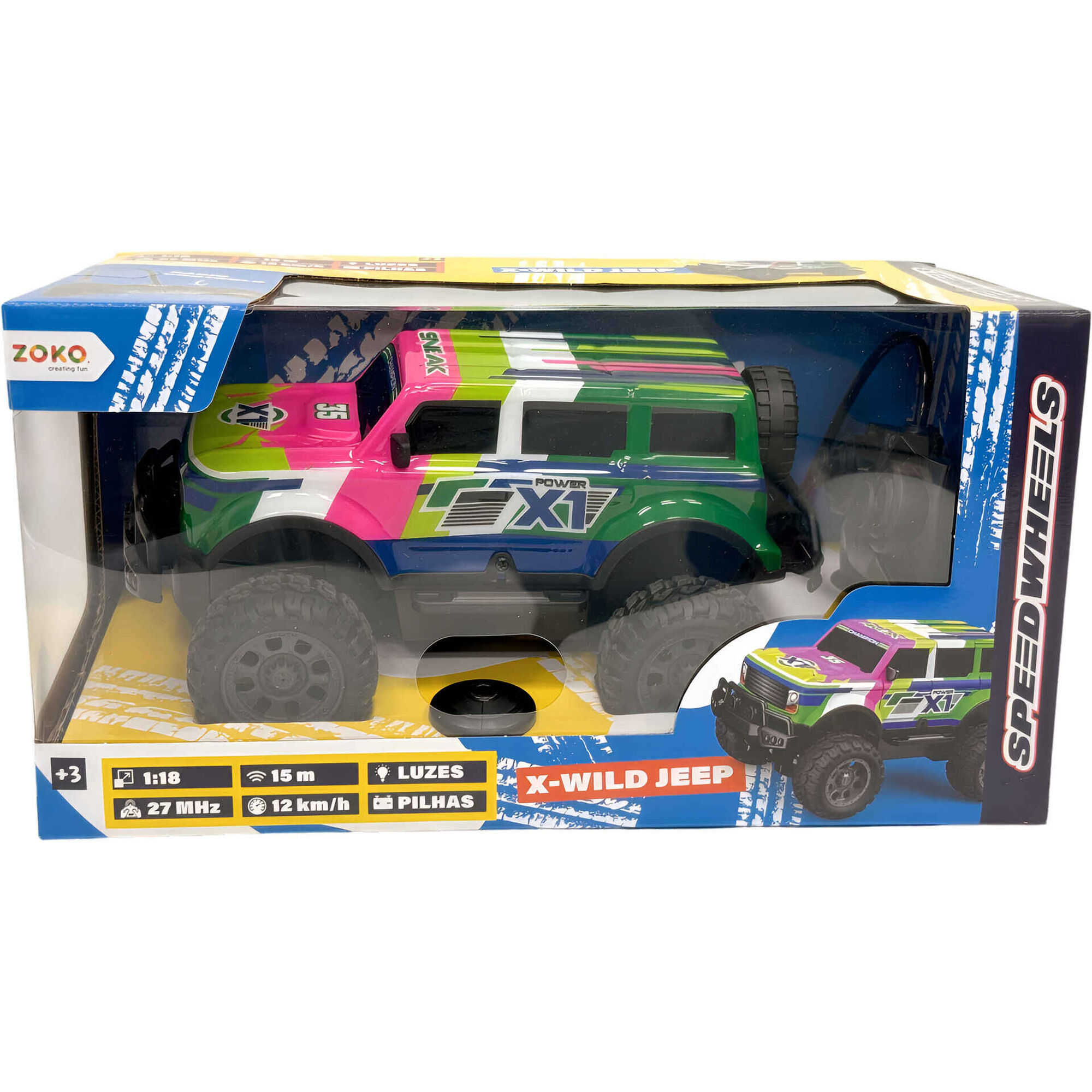 Zoko - Carro Telecomandado X Wild Jeep (v&aacute;rios modelos)
