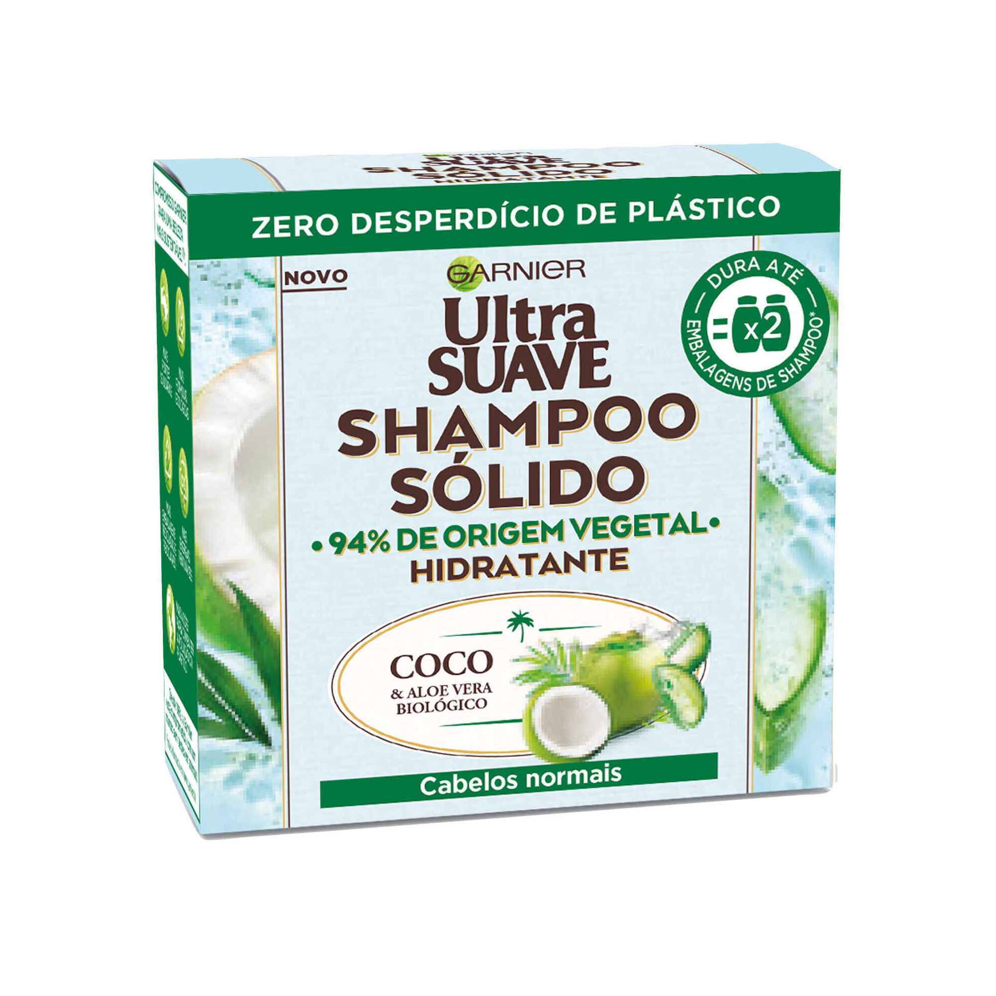 Champô Sólido Ultra Suave Coco e Aloe Vera