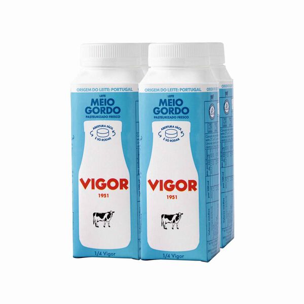 Leite Meio Gordo Fresco Vigor