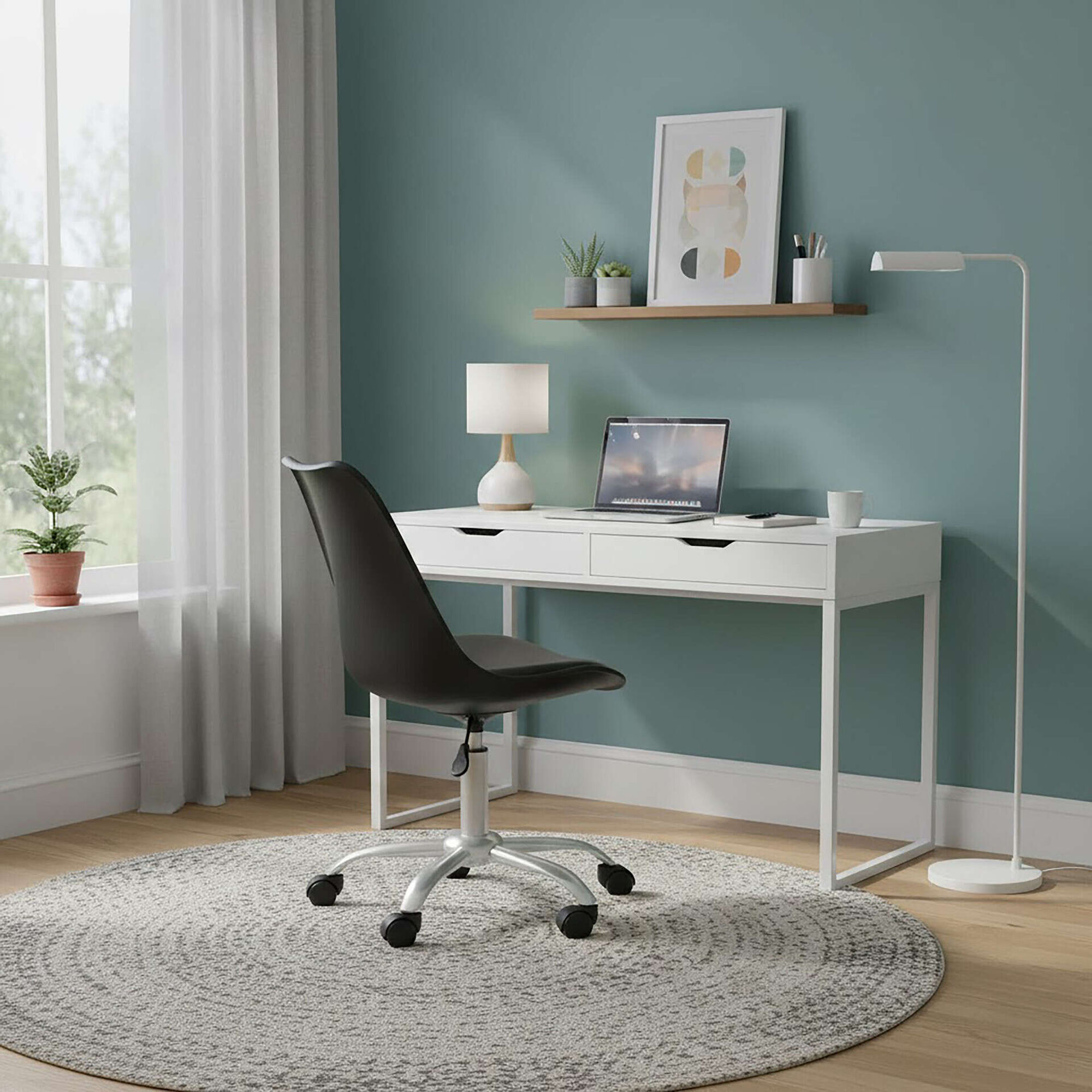 Cadeira de Escrit&oacute;rio Echair Preta Kasa