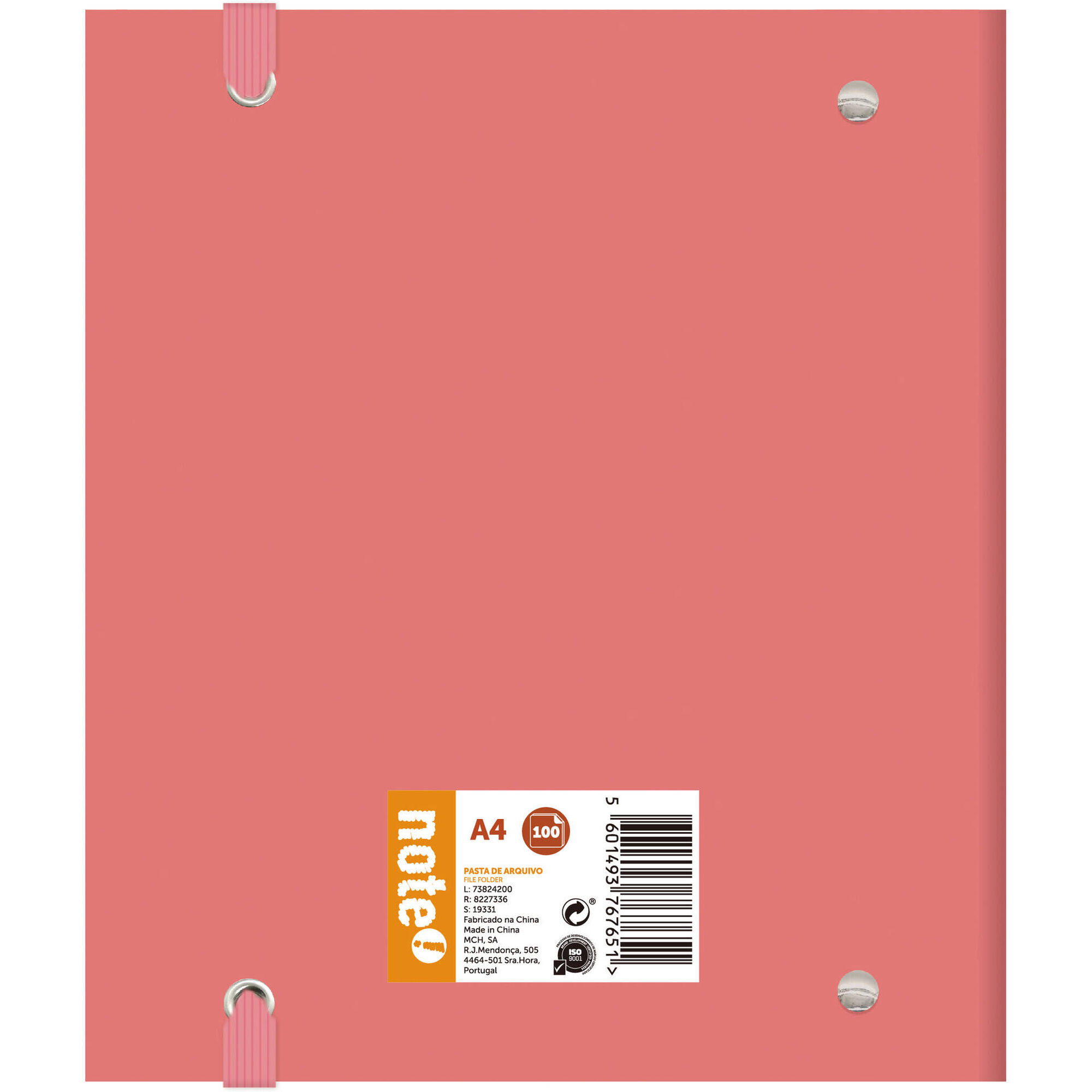 Pasta de Arquivo A4 com Recarga 100 Folhas Colors (várias cores)