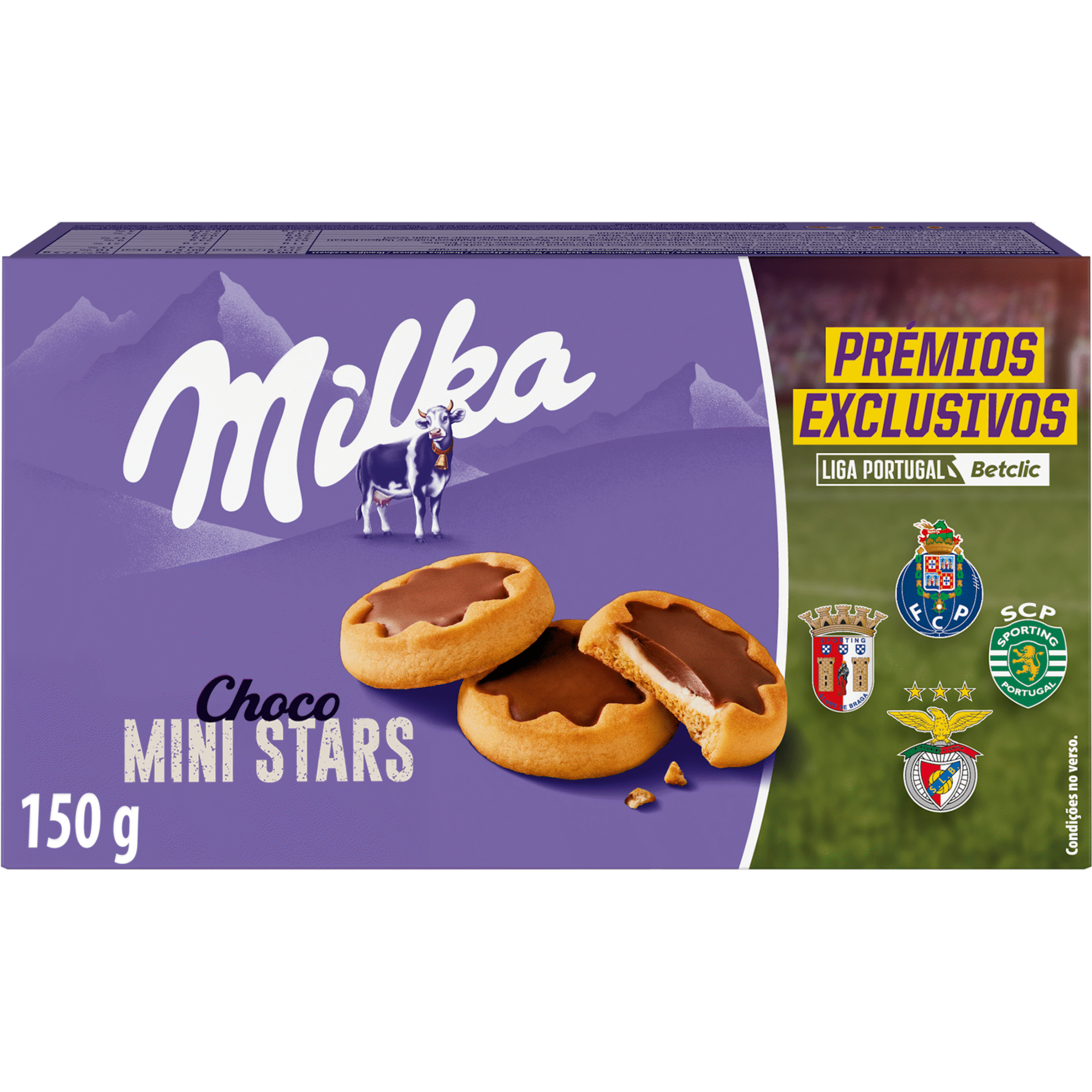 Bolachas com Chocolate Mini Stars