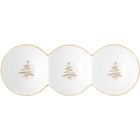 Conjunto 3 Taças Aperitivo Tree Dourado