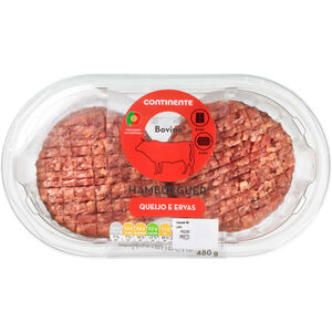 Hambúrguer de Bovino com Queijo e Ervas Continente