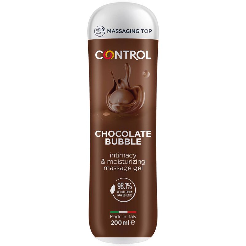 Gel de Massagem Chocolate Bubble Control