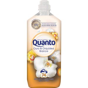 Amaciador Roupa Concentrado Ouro e Orquídea Branca Quanto