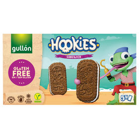 Bolachas com Recheio Hookies sem Gl&uacute;ten Gull&oacute;n