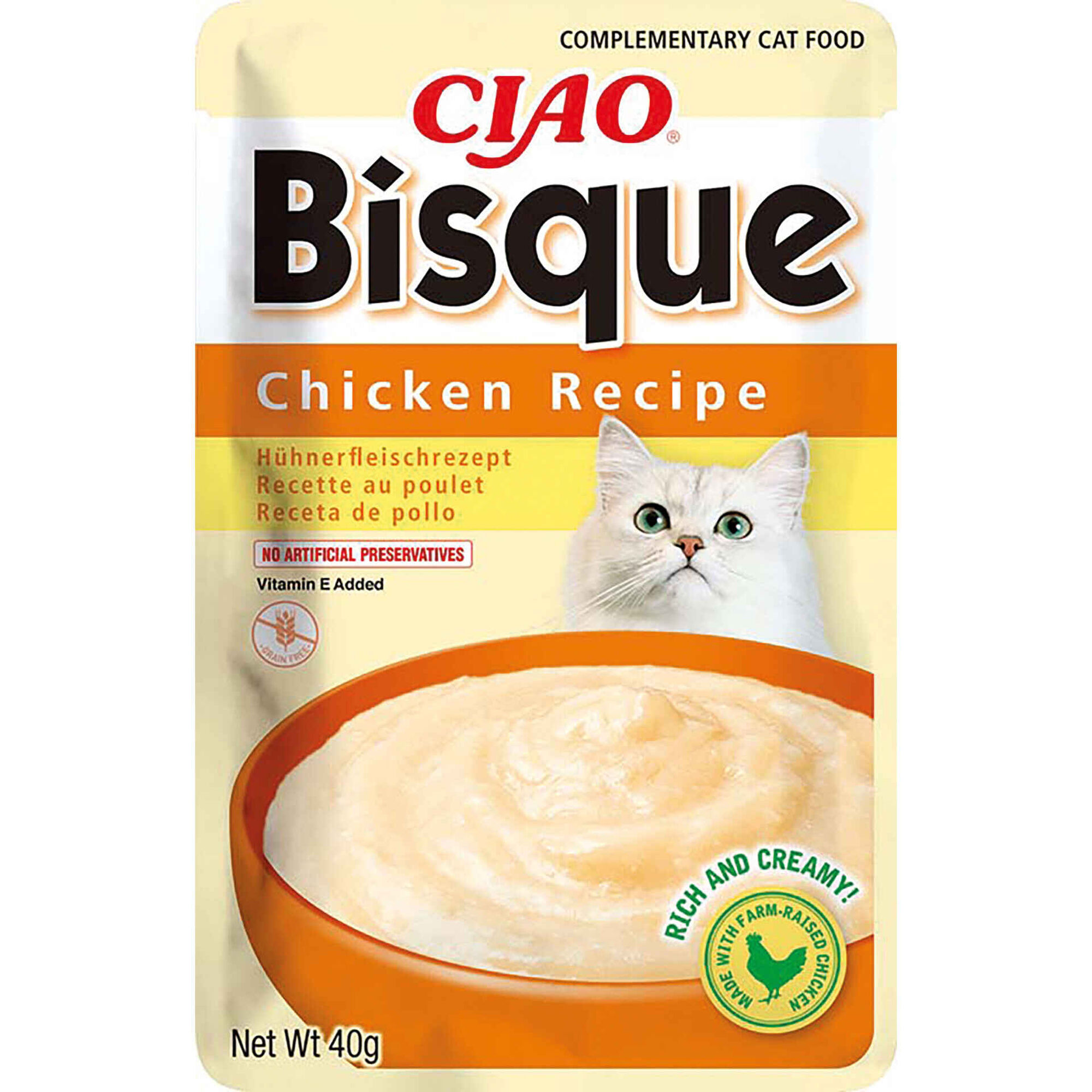 Snack para Gato Bisque Frango