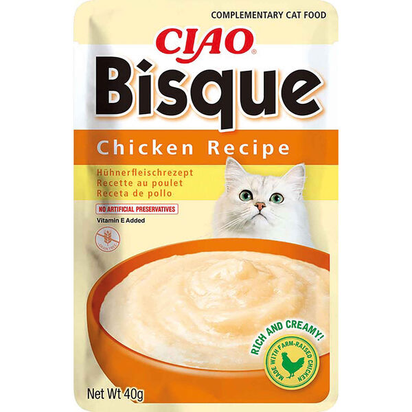 Snack para Gato Bisque Frango Ciao