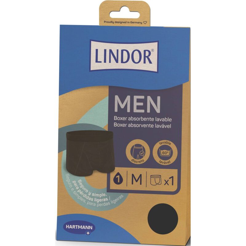Boxer Incontinência Lavável M Lindor