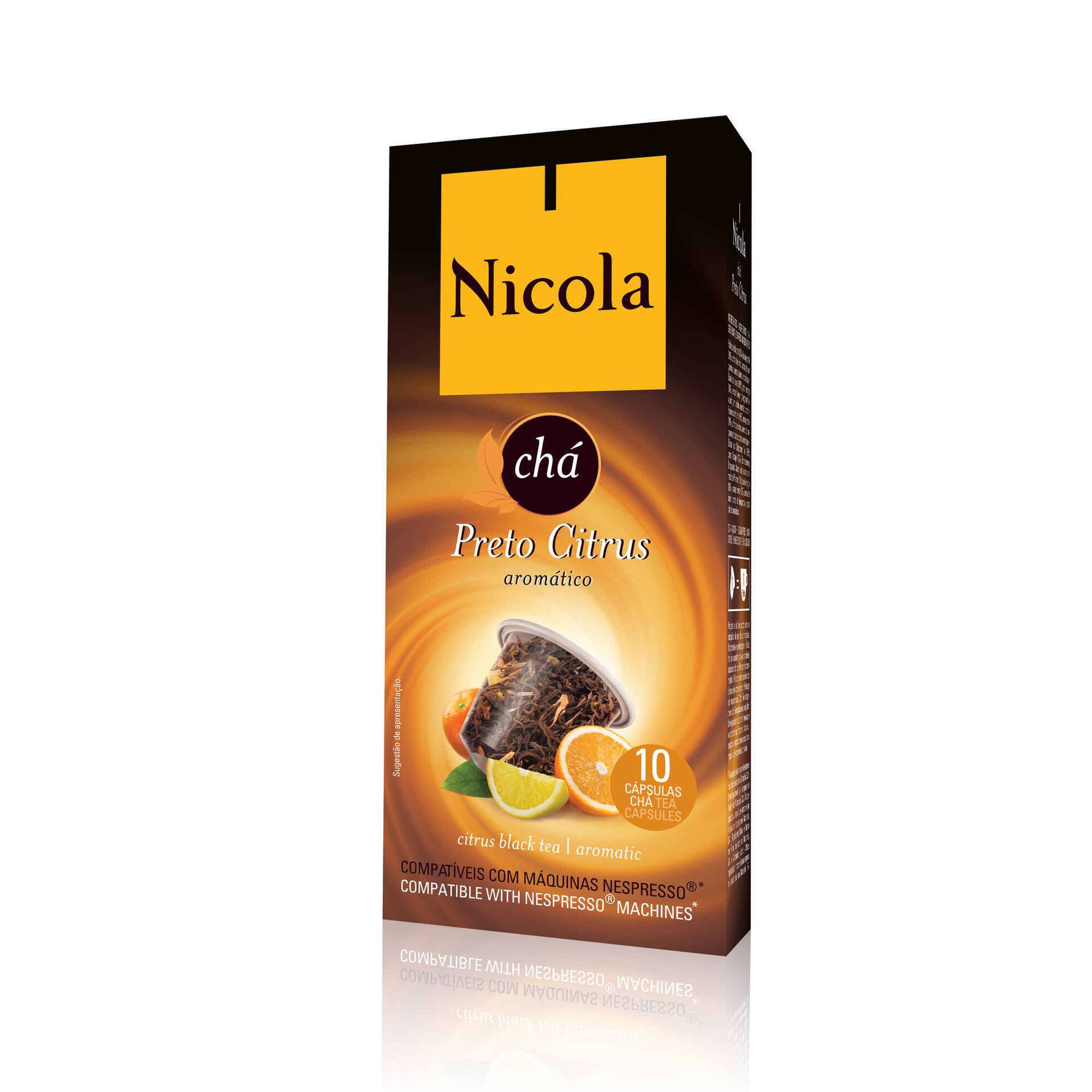 Chá Preto Citrus Cápsulas Chá Preto Citrus Cápsulas