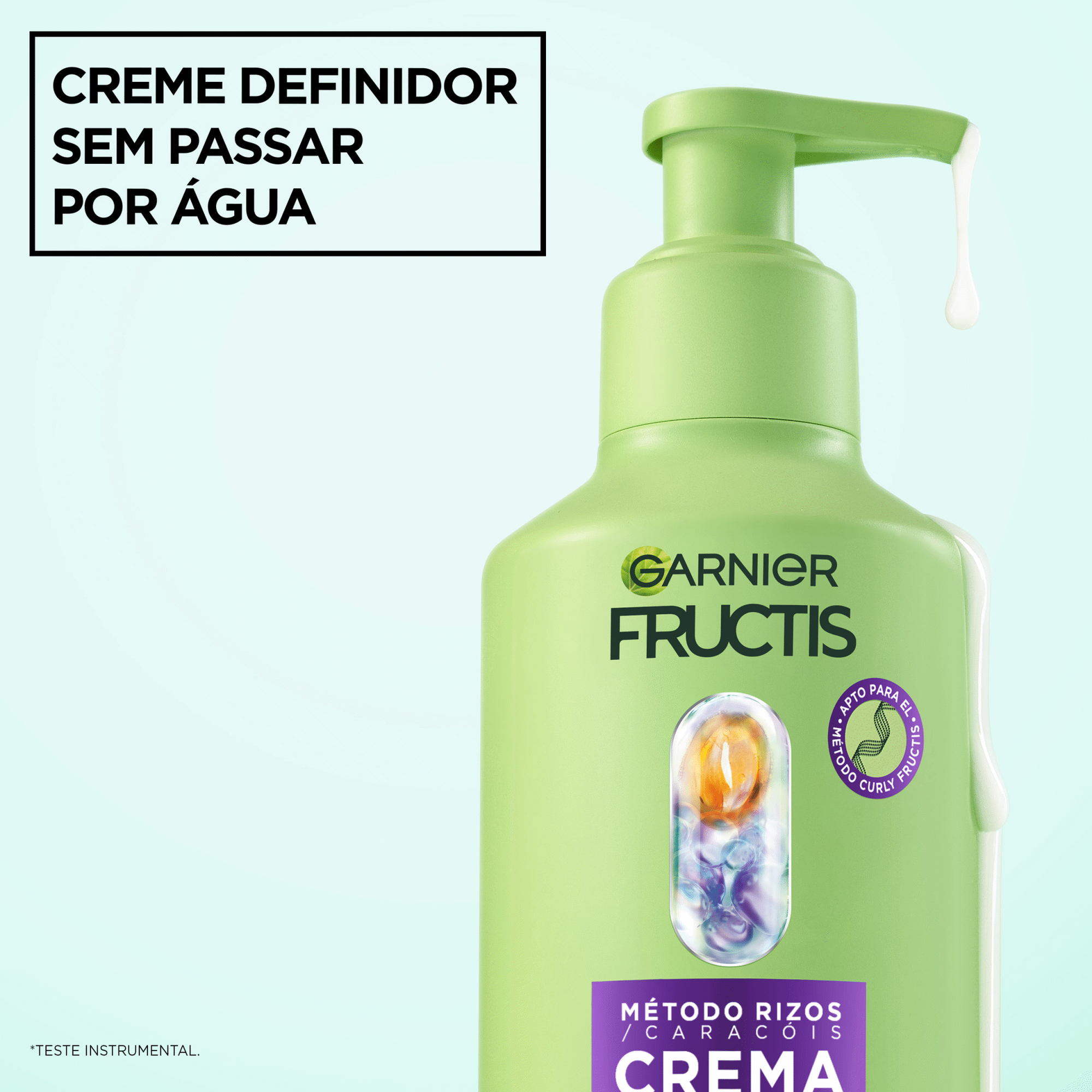 Creme de Secagem ao Ar M&eacute;todo Carac&oacute;is Garnier Fructis