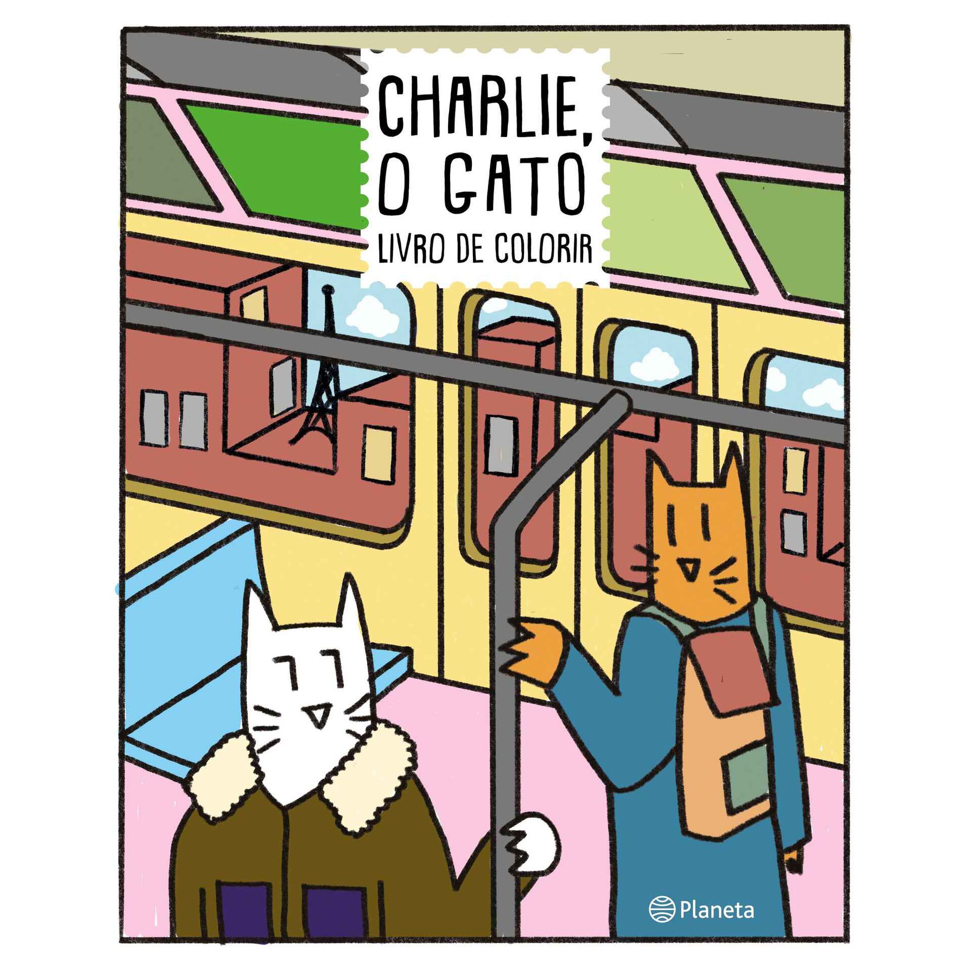 Charlie, O Gato - Livro de Colorir Charlie, O Gato - Livro de Colorir