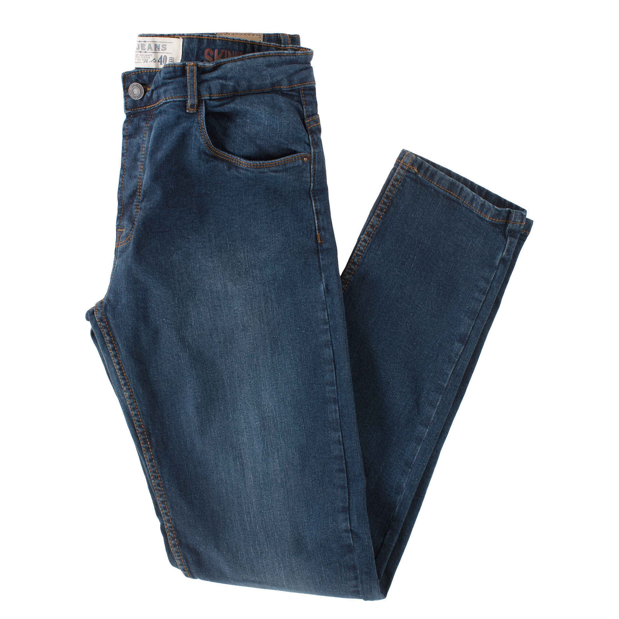 Jeans Skinny Fit Homem Azul