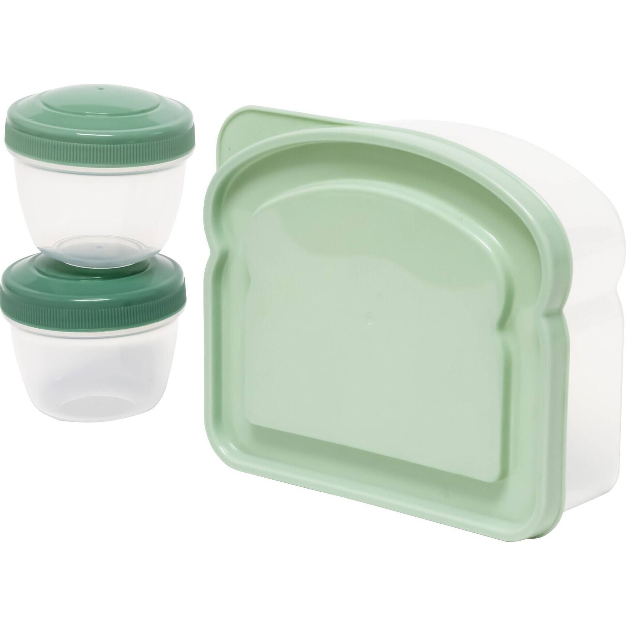 Conjunto de Caixas Sandwich e Snacks Kasa