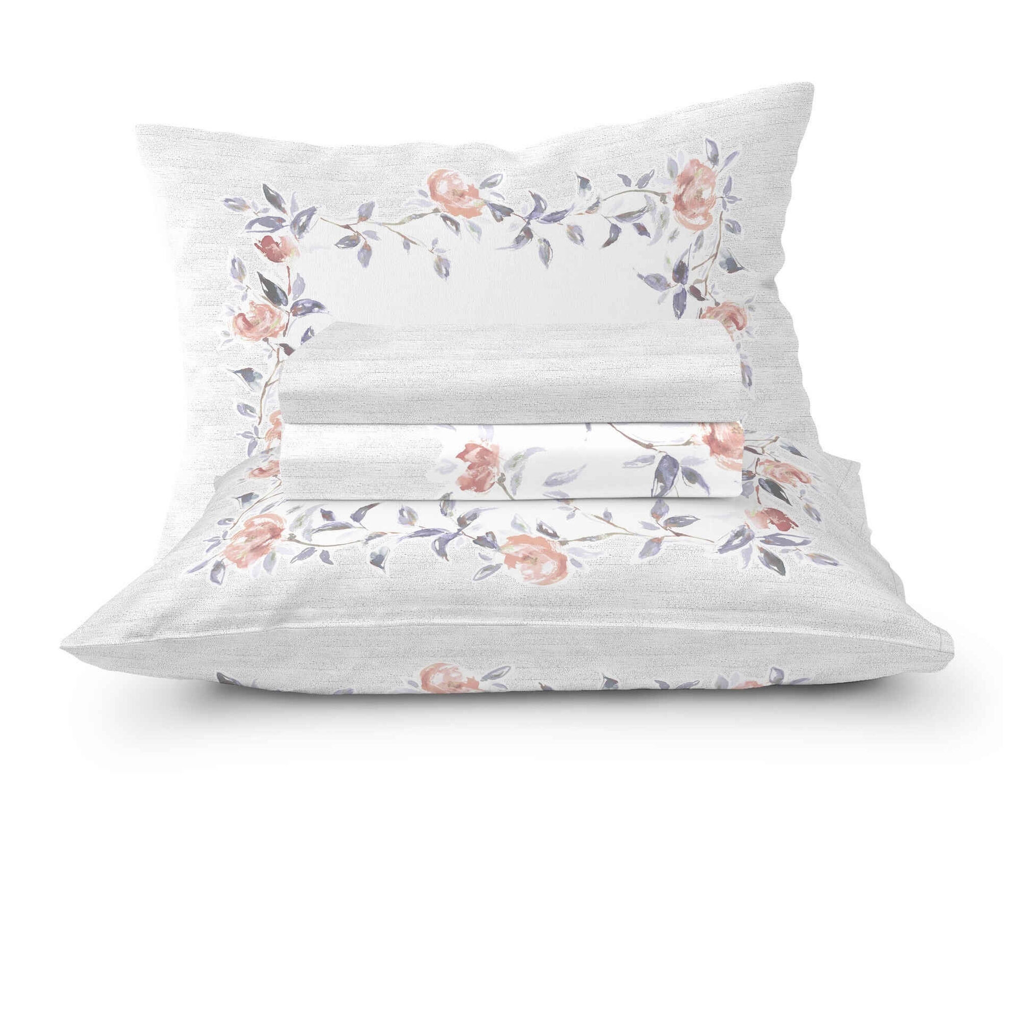 Conjunto Lençóis Algodão Branco Aleixo