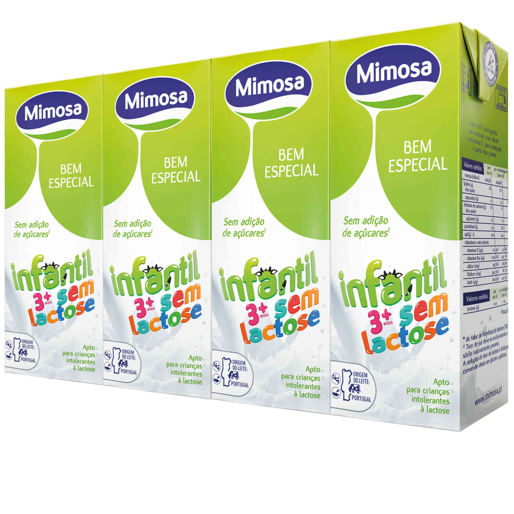 Leite Meio Gordo Infantil sem Lactose Leite Meio Gordo Infantil sem Lactose