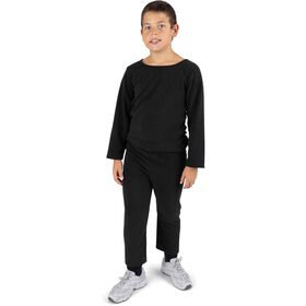 Conjunto Interior para Fantasias Preto 10-12 Anos