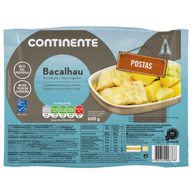 Postas Médias de Bacalhau MSC Demolhado Ultracongelado