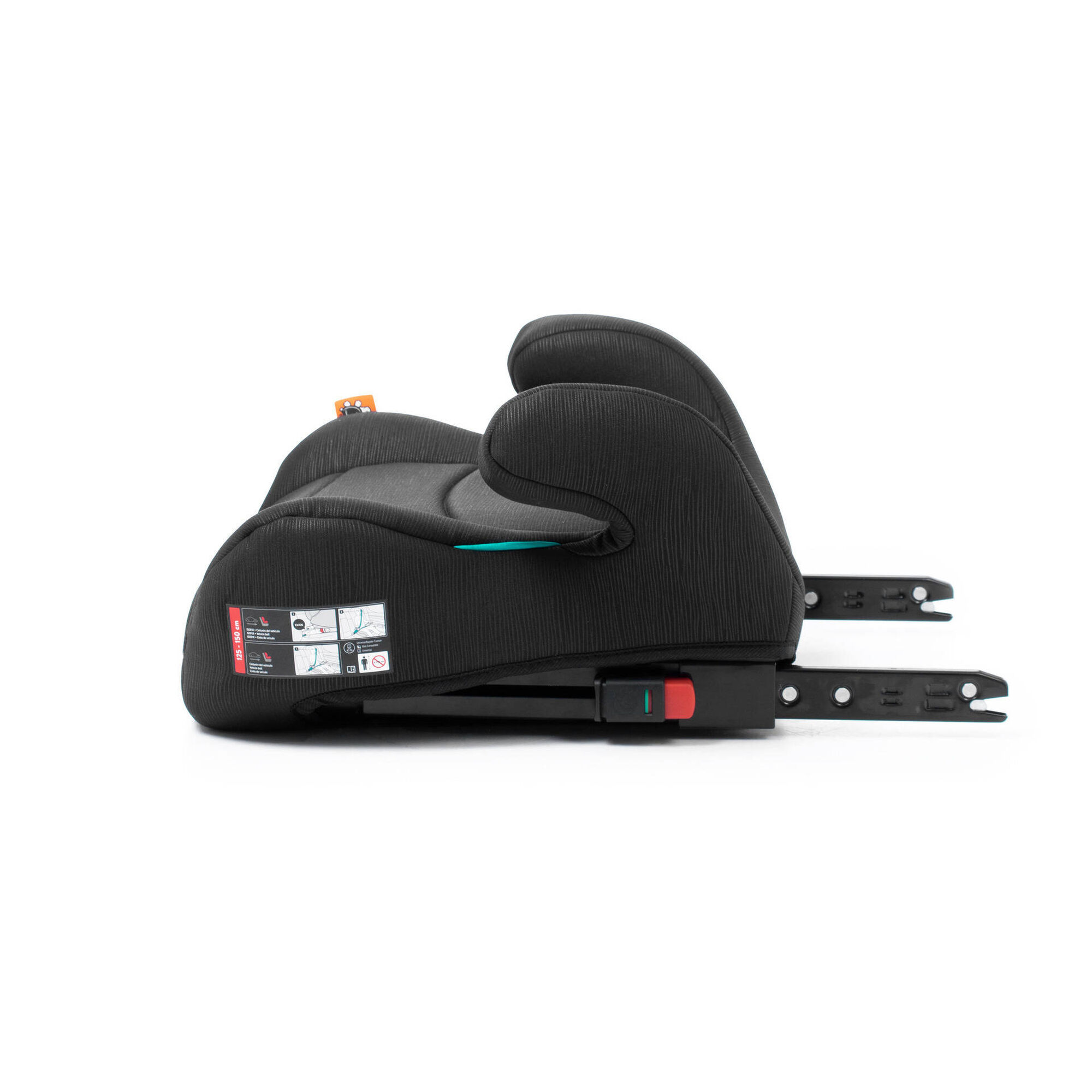 Assento Auto I-Size 125-150cm Isofix Preto Nauna