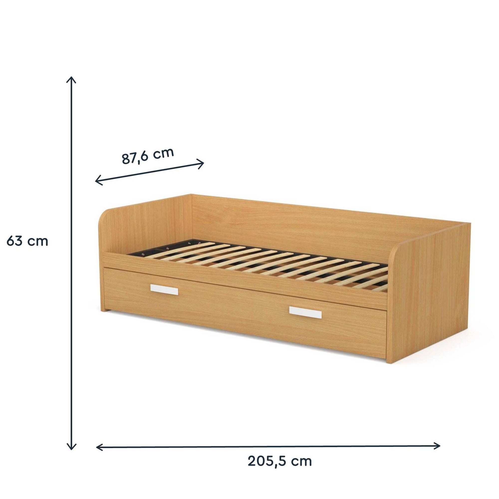 Cama Dupla com Estrados 80x195cm Natural Play Cama Dupla com Estrados 80x195cm Natural Play