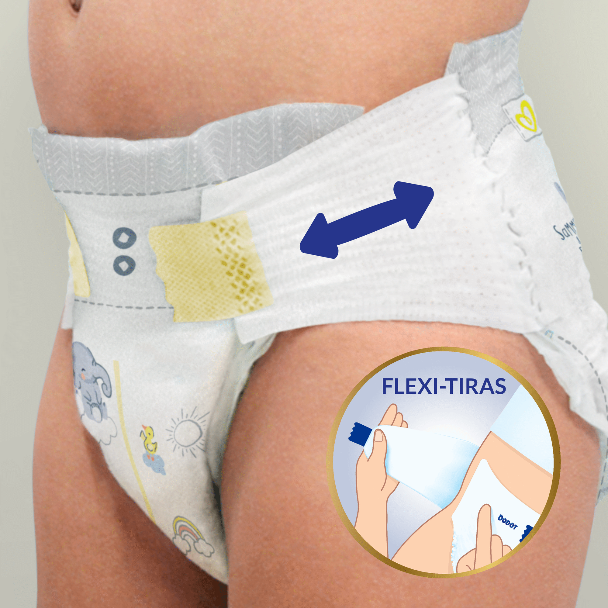 Fraldas Sensitive 4-8kg T2 Dodot