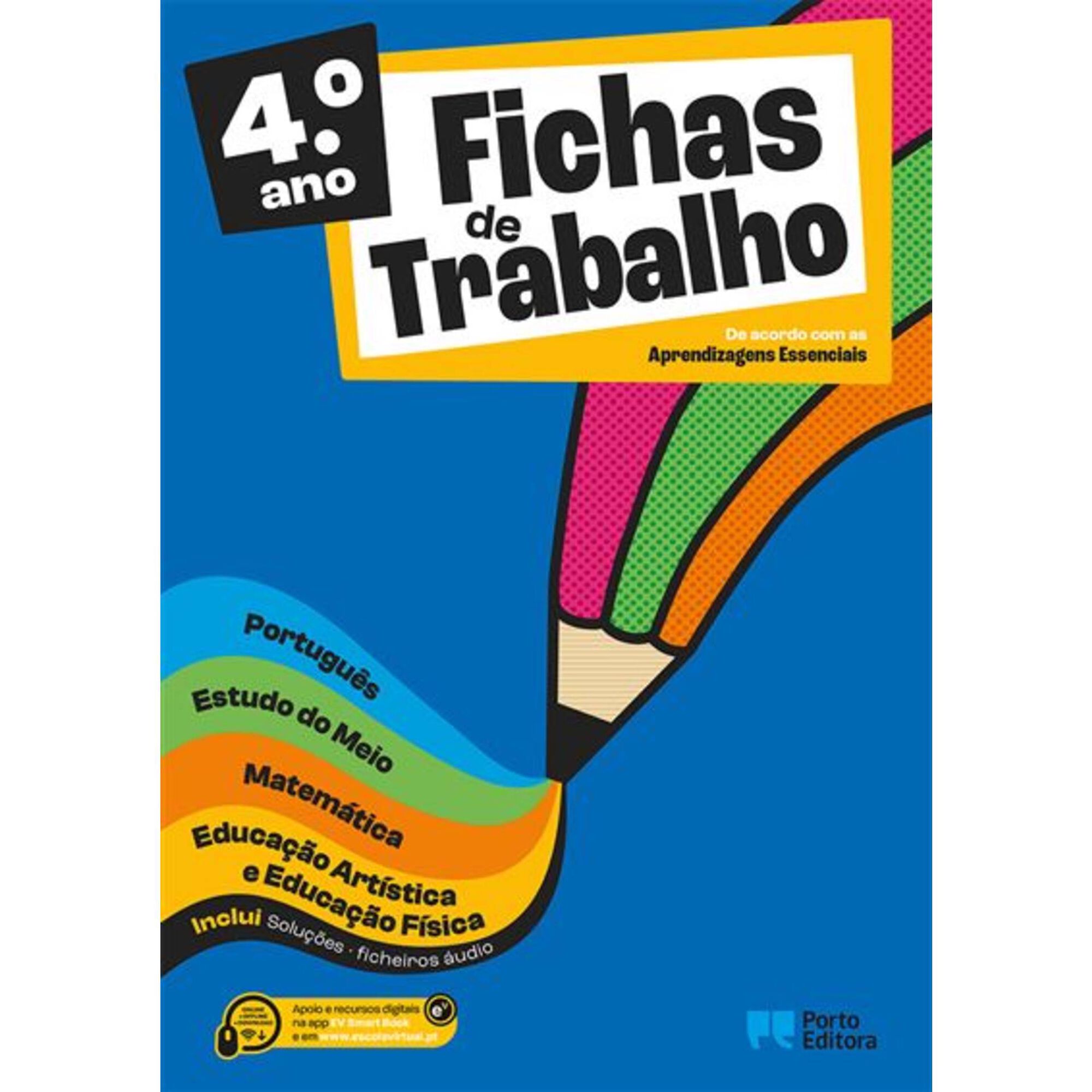 Fichas de Trabalho - 4º Ano - Fichas de Português, Matemática, Estudo do Meio e Expressões