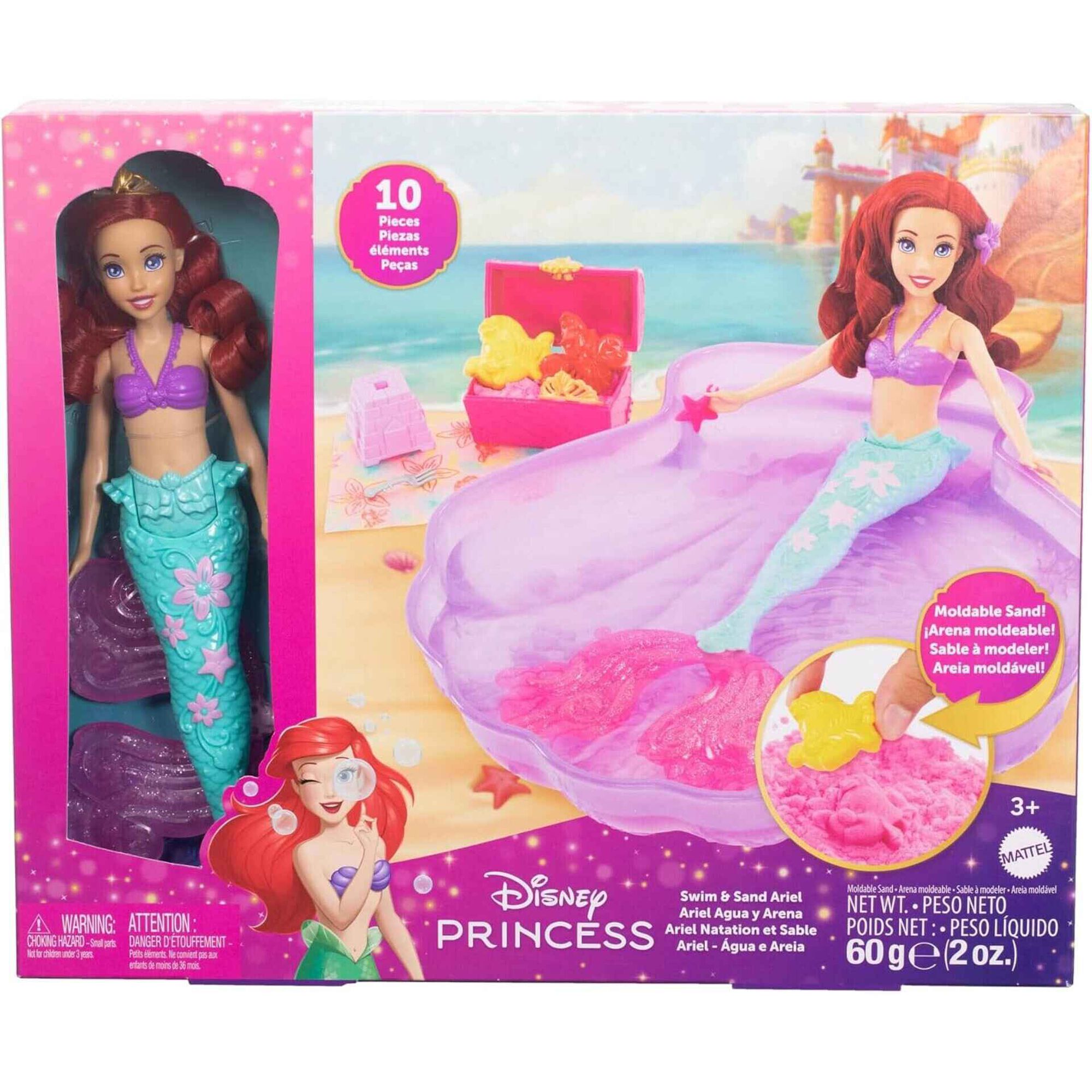Disney - Boneca Princesa Ariel Water Fun