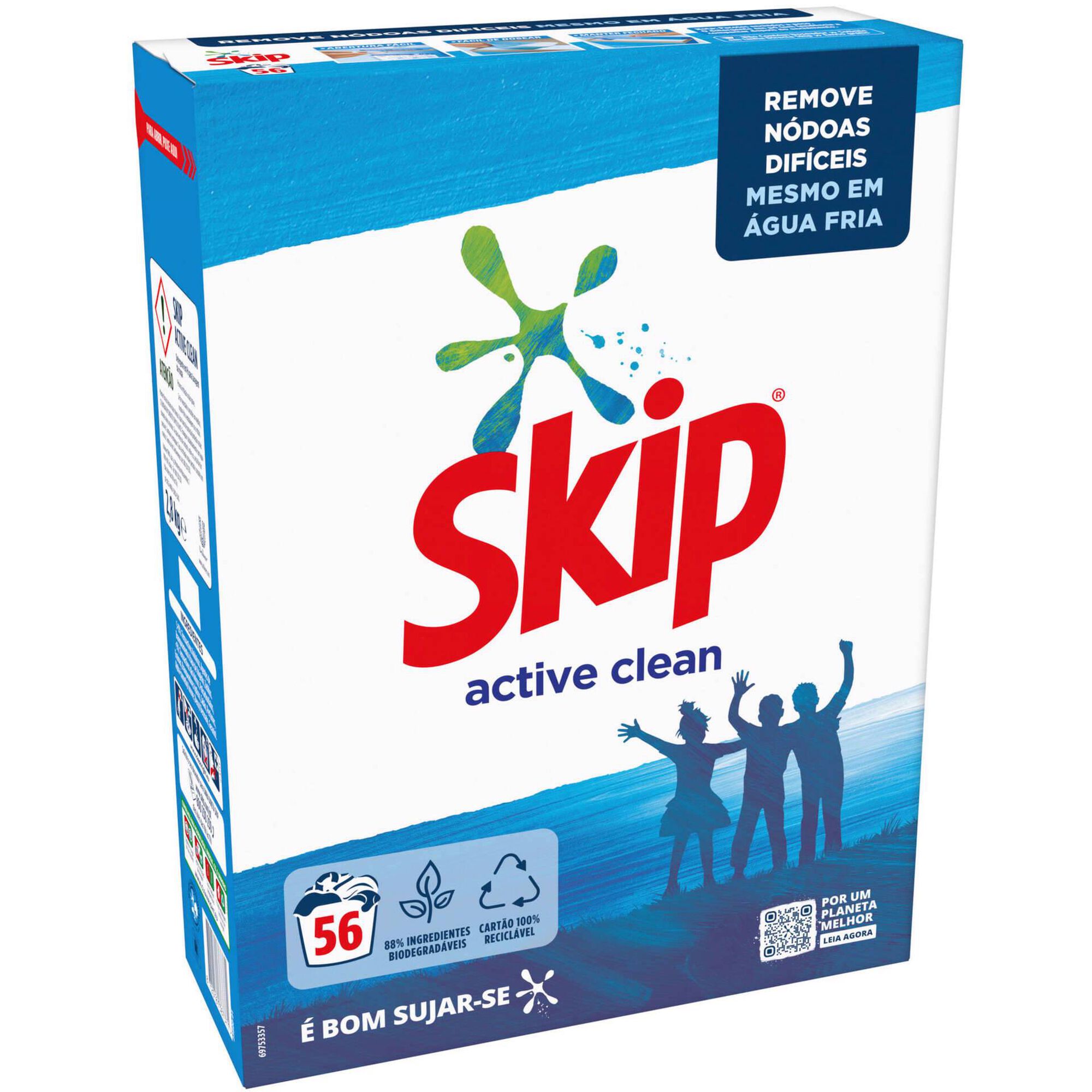 Detergente Máquina Roupa Pó Active Clean
