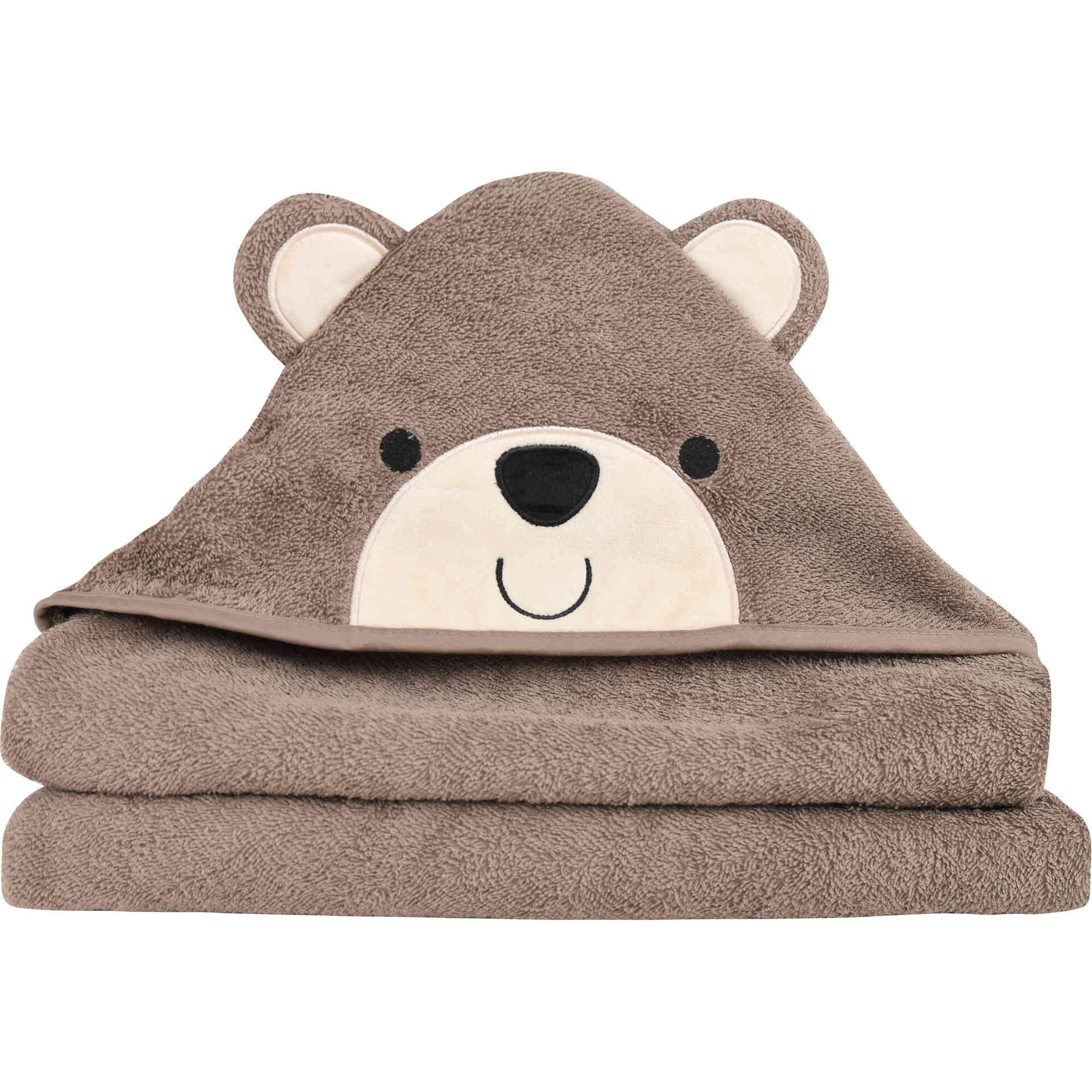 Toalha de Banho Capuz 80x80cm Urso Happy Bear