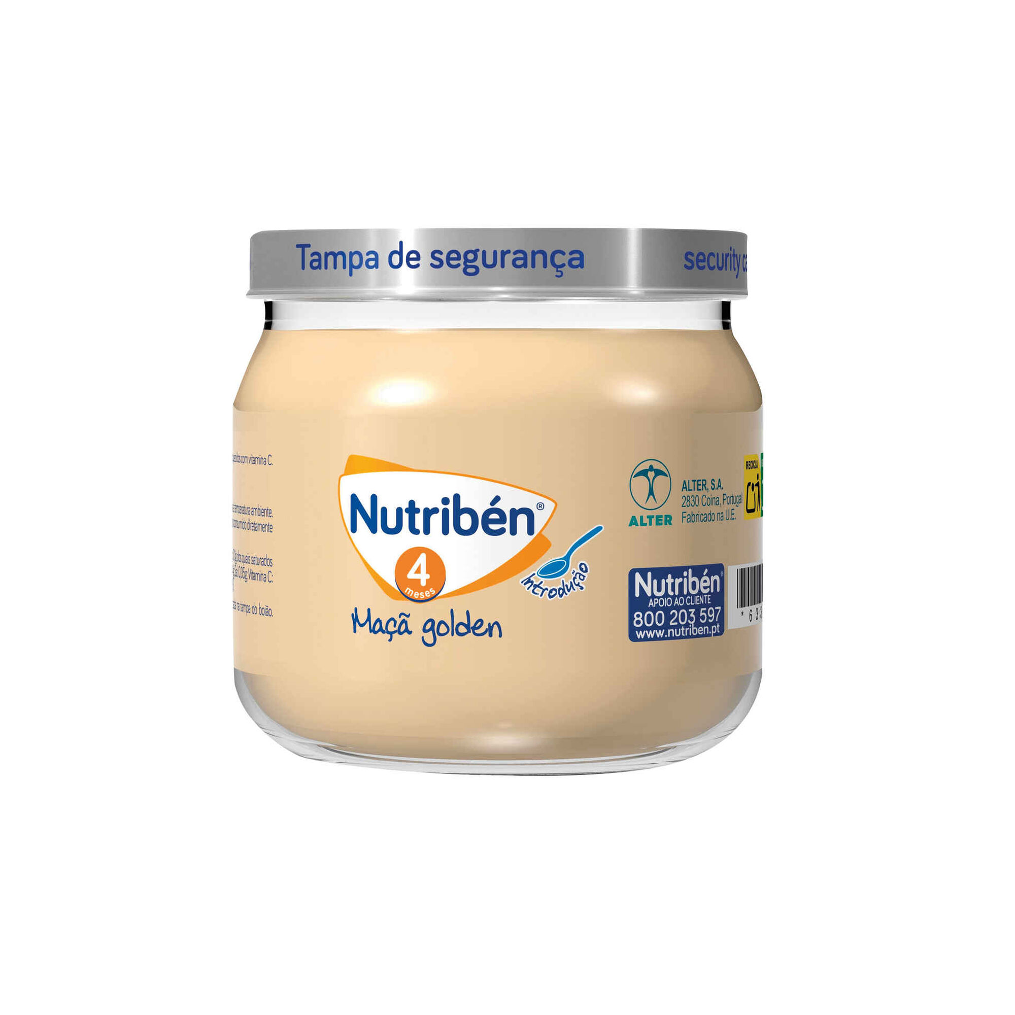 Boião de Fruta Maçã Golden sem Glúten +4 Meses Boião de Fruta Maçã Golden sem Glúten +4 Meses