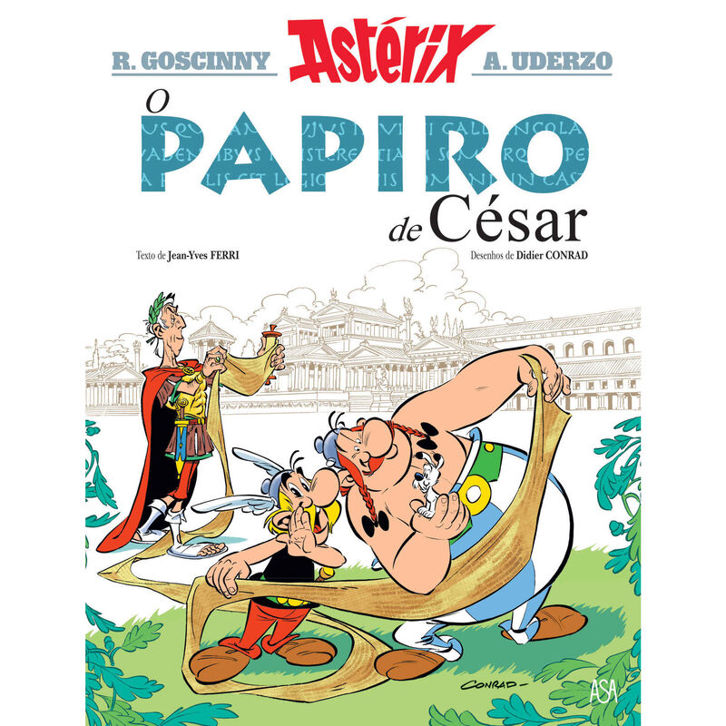 Astérix - O Papiro de César (Volume 36) de Jean-Yves Ferri e Didier Conrad