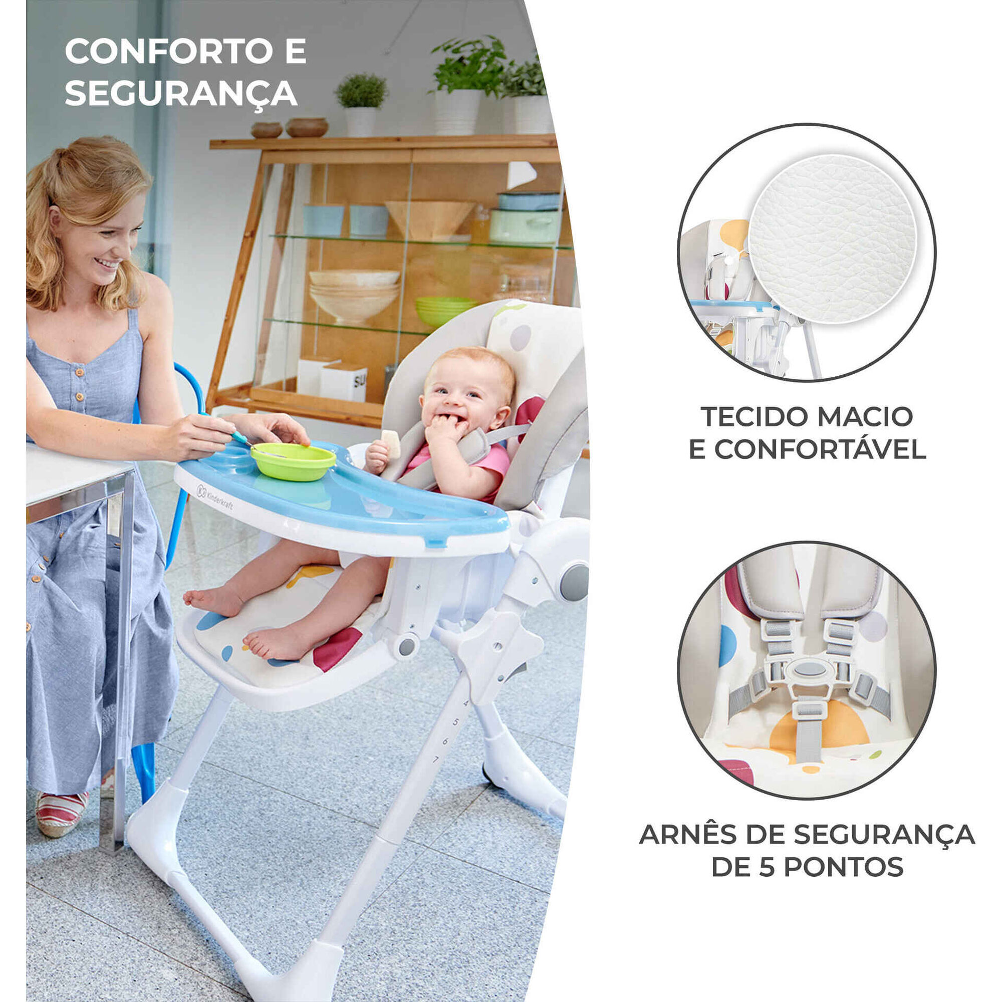 Cadeira de Refei&ccedil;&atilde;o Yummy Kinderkraft