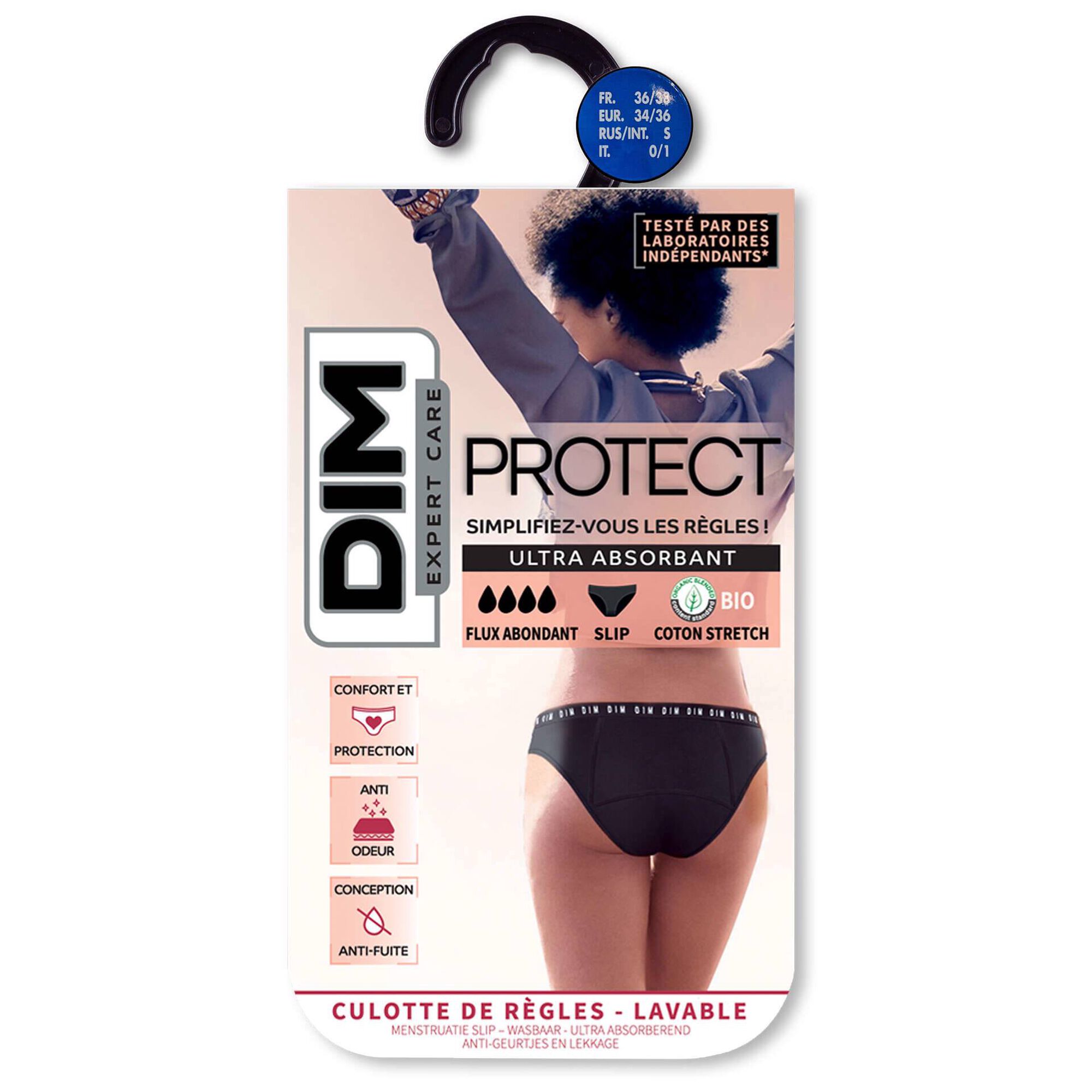 Cuecas Menstruais Expert Protect Fluxo Abundante S
