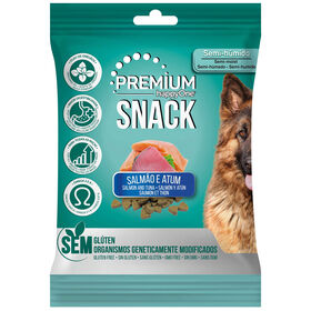 Snack para C&atilde;o Adulto Salm&atilde;o e Atum happyOne Premium