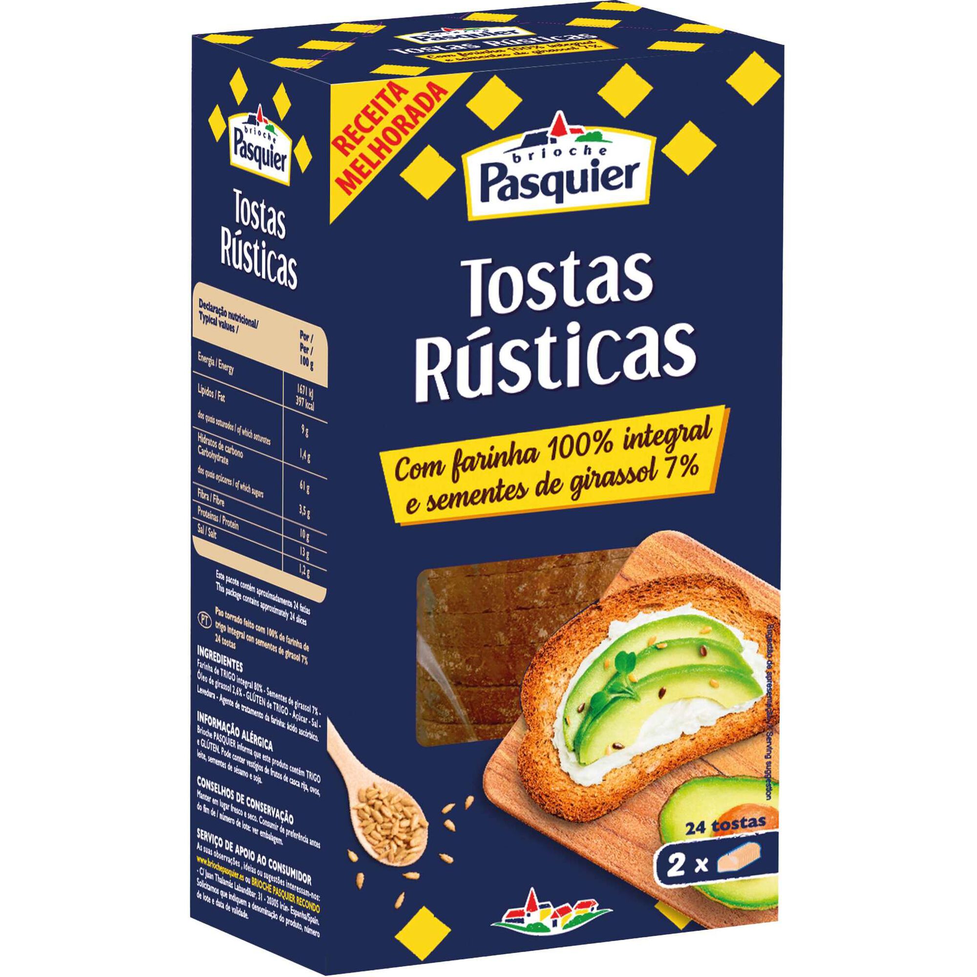 Tostas Rústicas Integrais