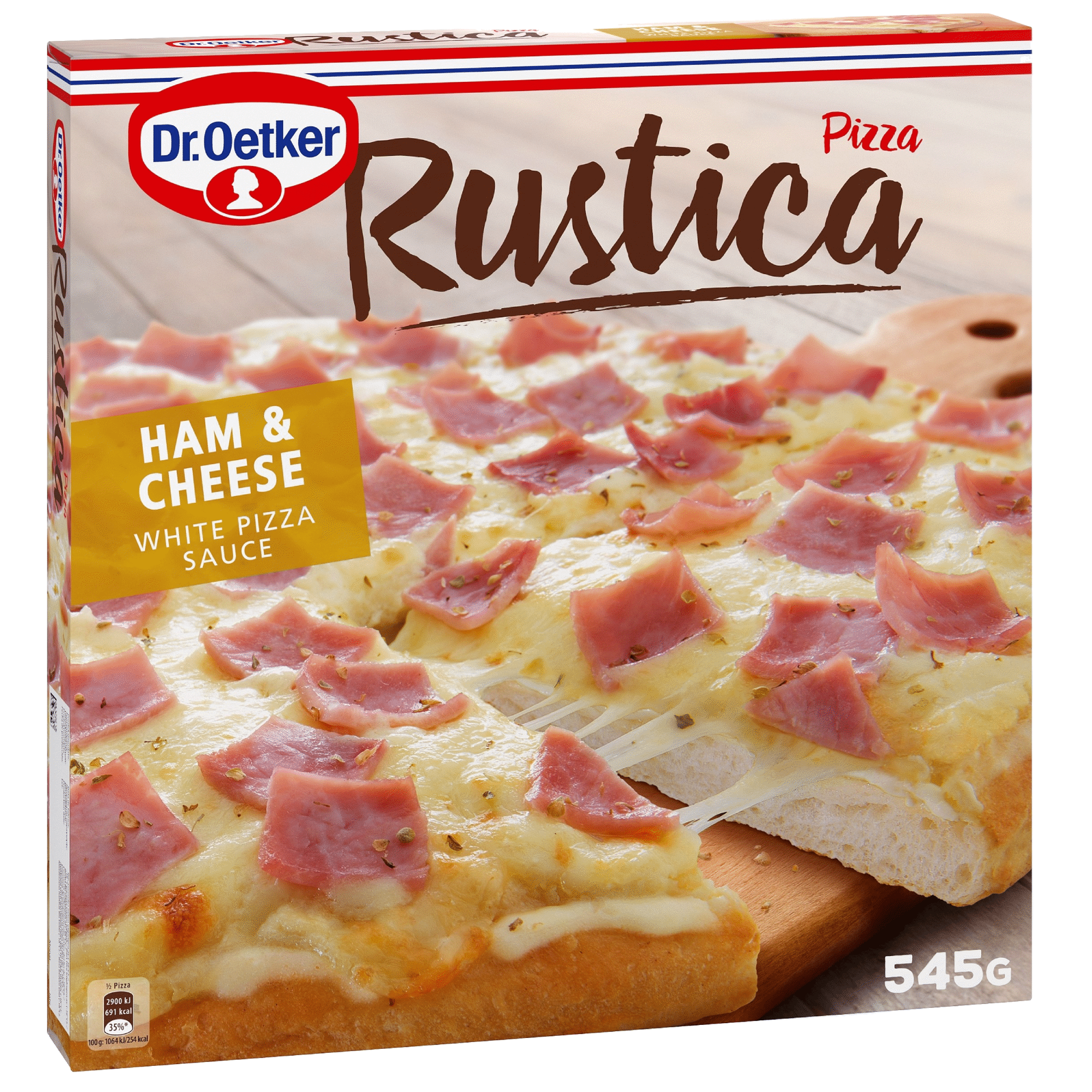 Pizza Rústica Queijo e Fiambre