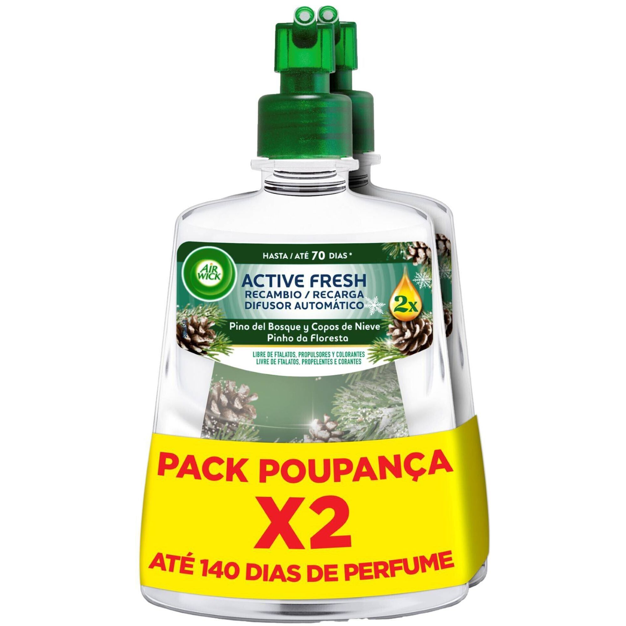 Ambientador Recarga Difusor Active Fresh Pinho